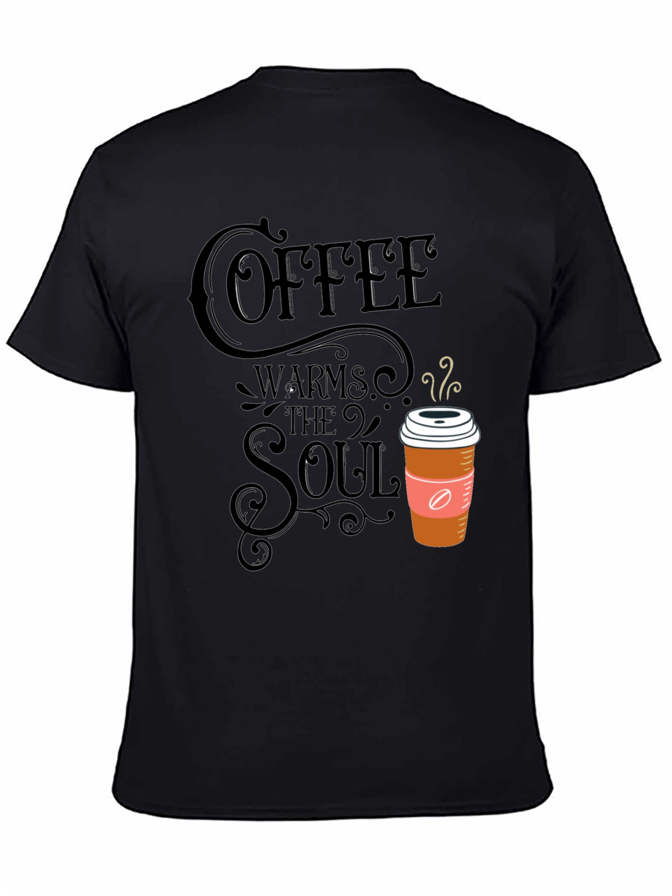 Coffee Warms the Soul Graphic T-Shirt