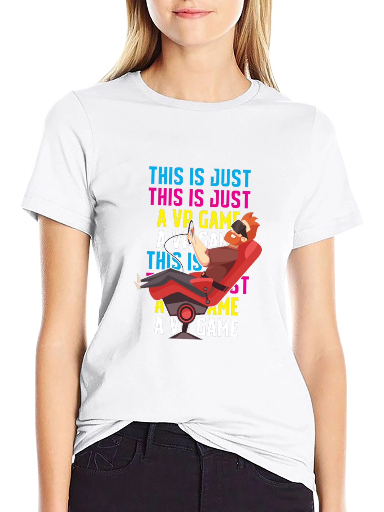 This is Just a VR Game Graphic T-Shirt