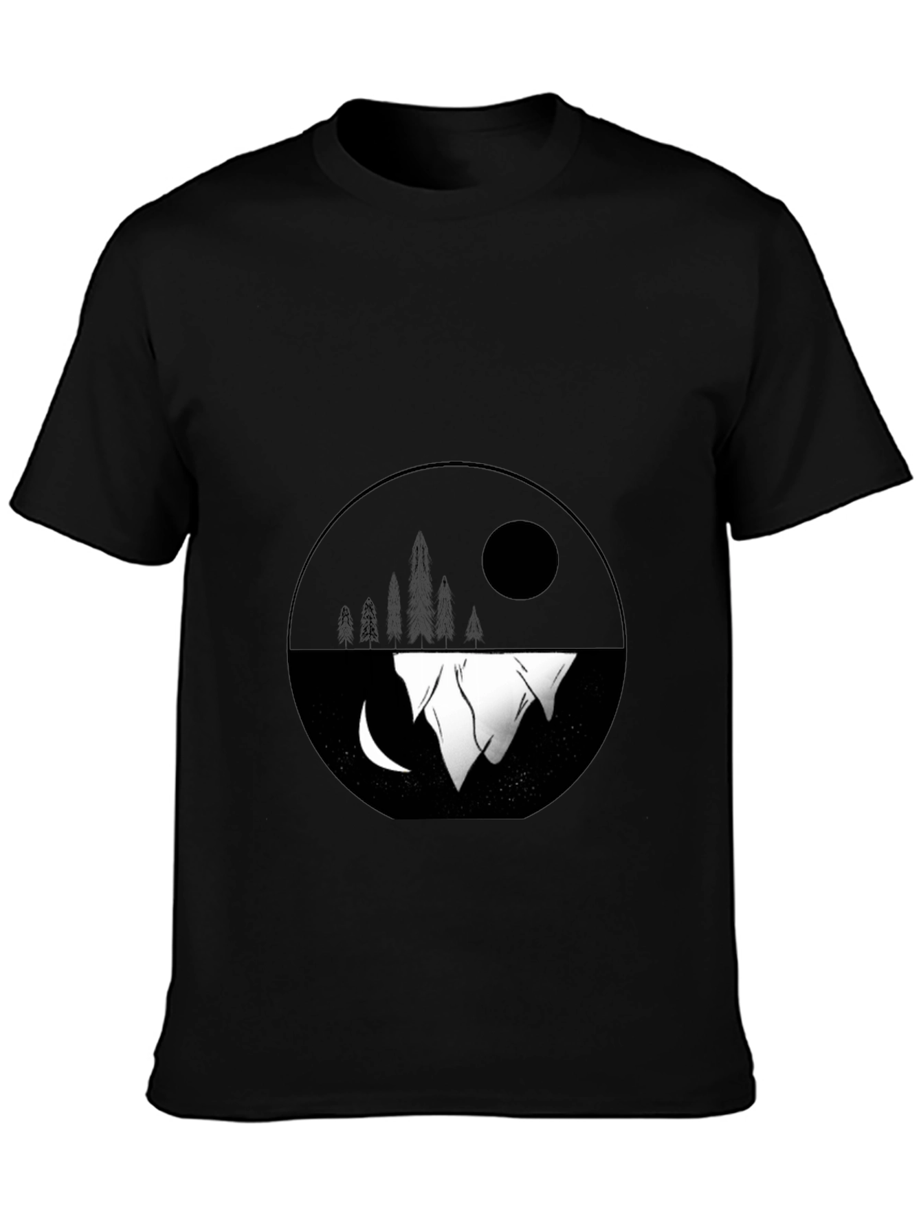 Yin Yang Iceberg Graphic Tee