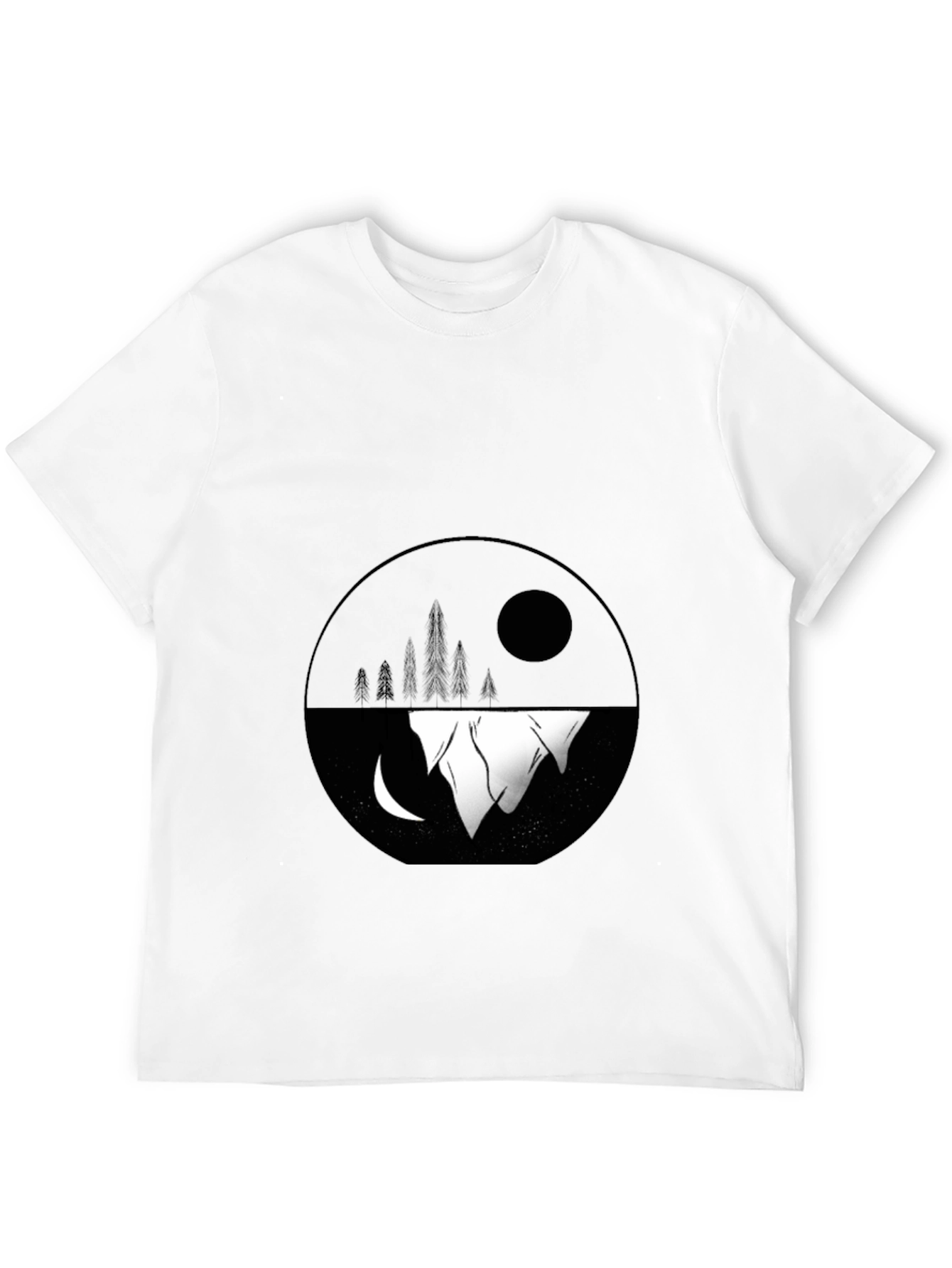 Yin Yang Iceberg Graphic Tee