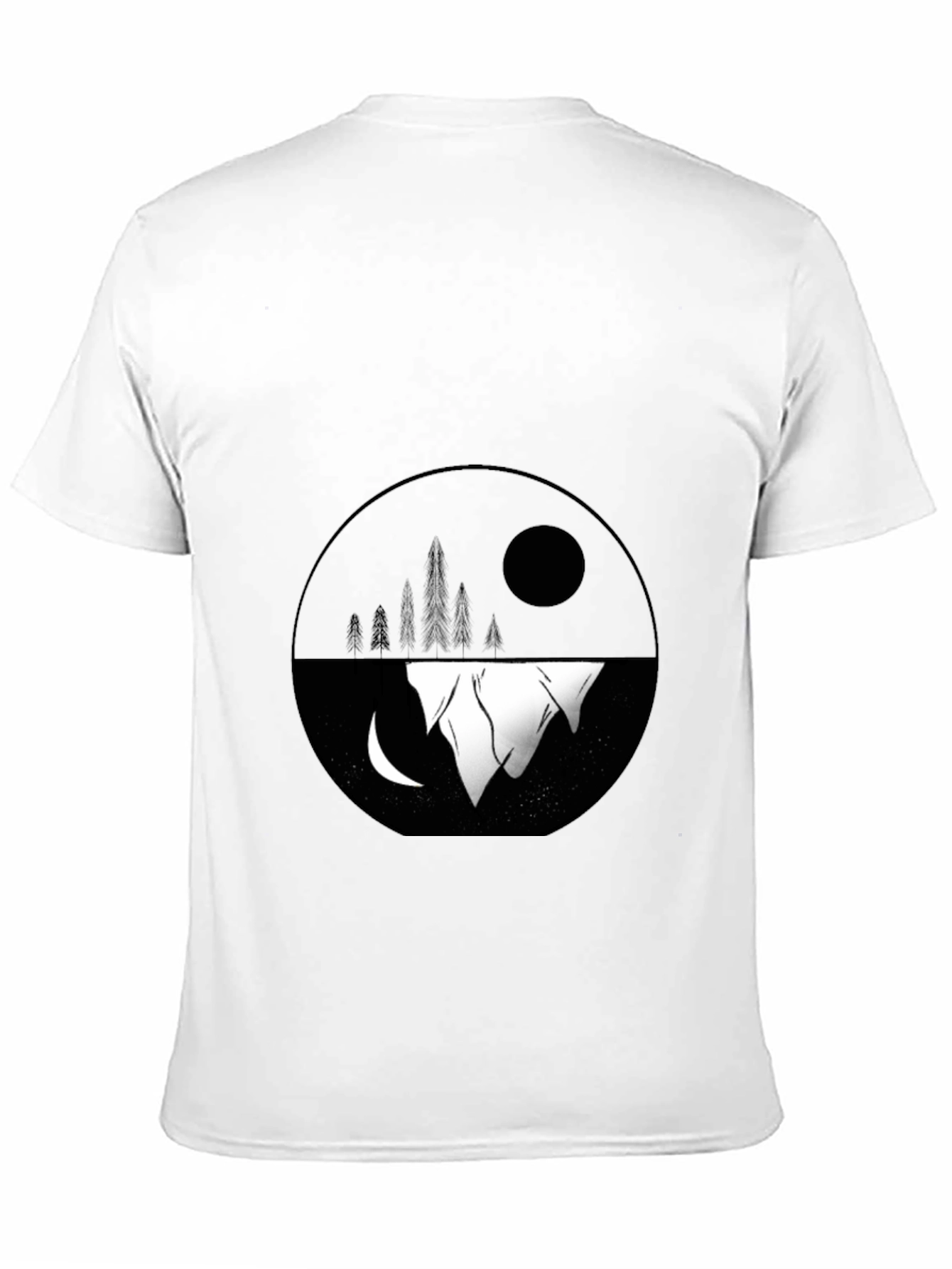 Yin Yang Iceberg Graphic Tee