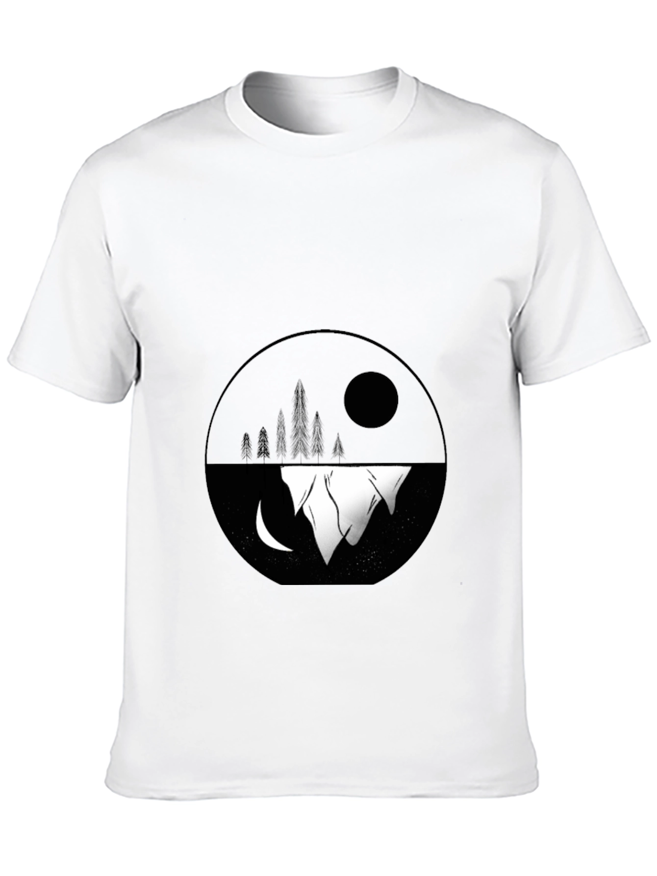 Yin Yang Iceberg Graphic Tee
