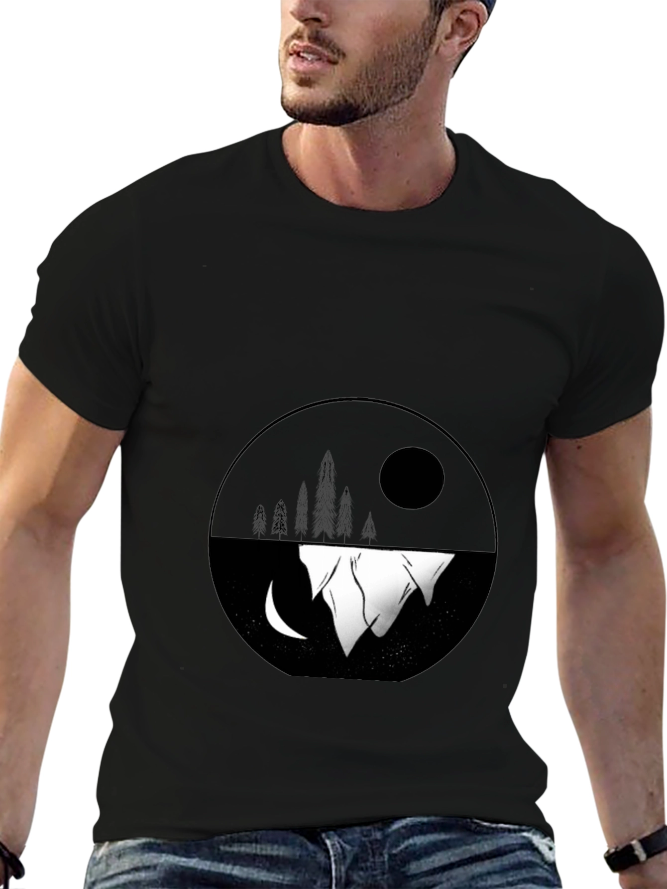 Yin Yang Iceberg Graphic Tee