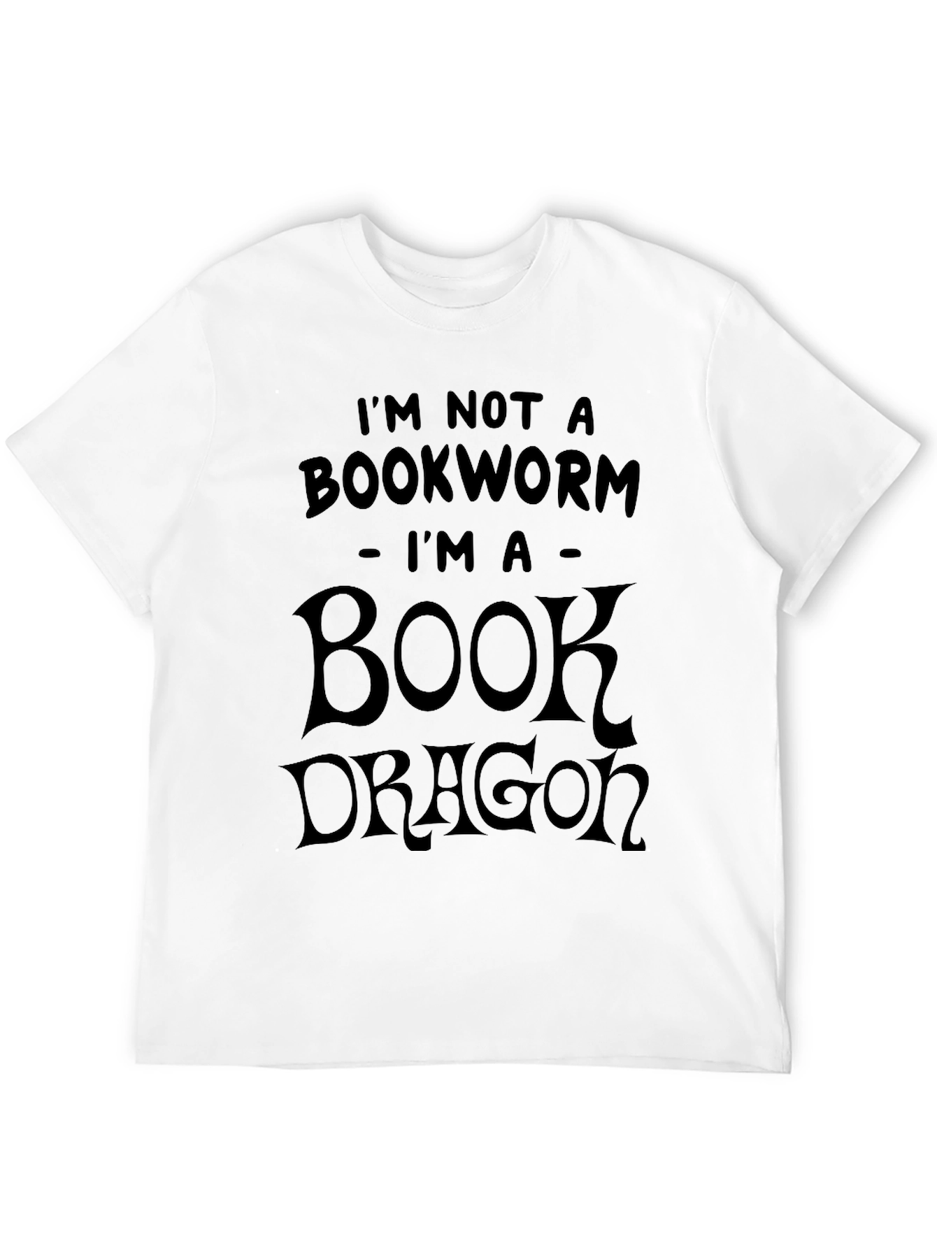Book Dragon Tee - Novelty Reader T-Shirt