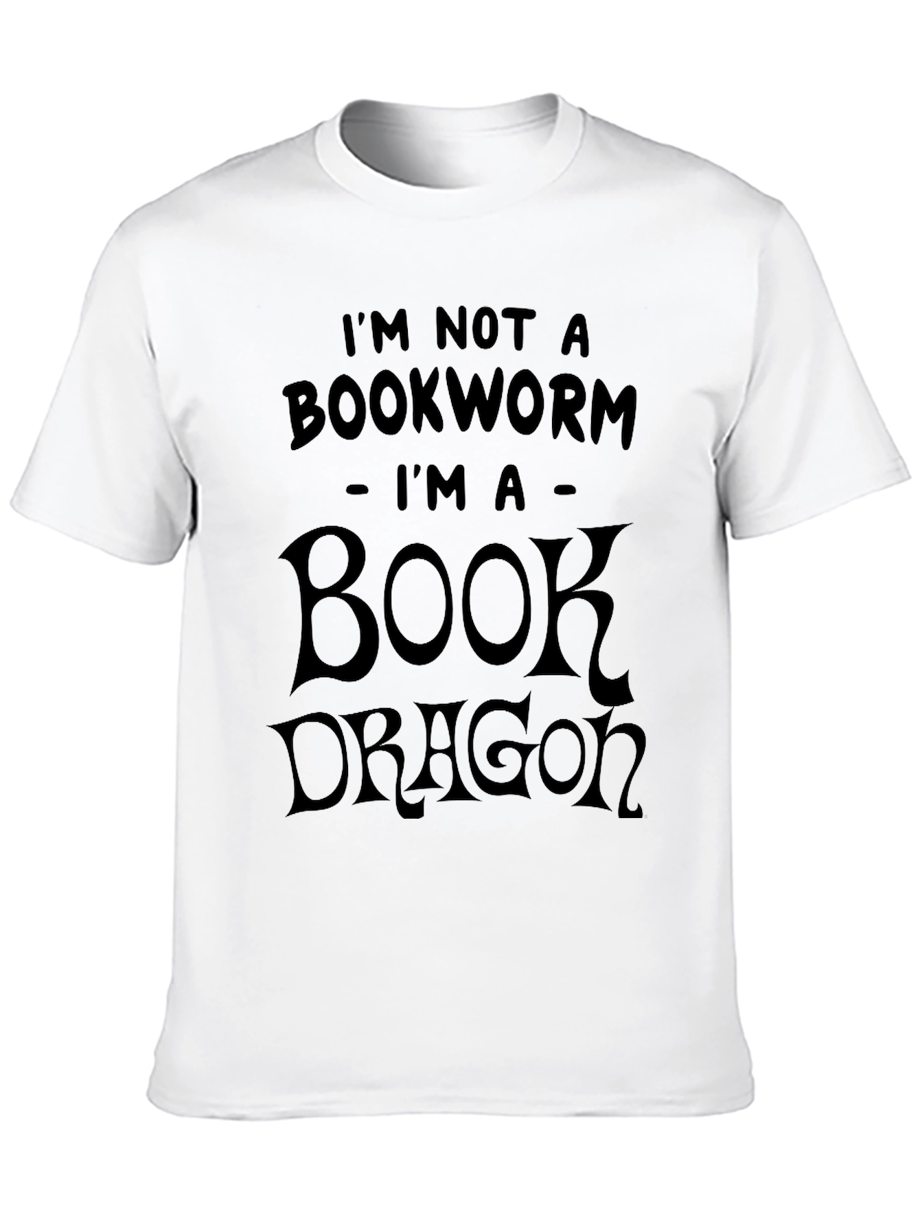 Book Dragon Tee - Novelty Reader T-Shirt
