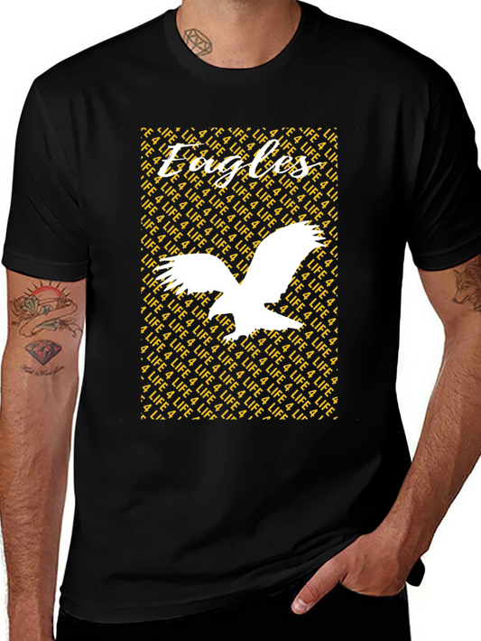 Eagles 4 Life Graphic T-Shirt - Black