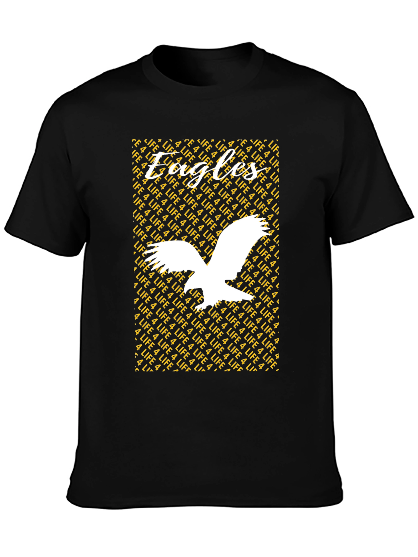 Eagles 4 Life Graphic T-Shirt - Black