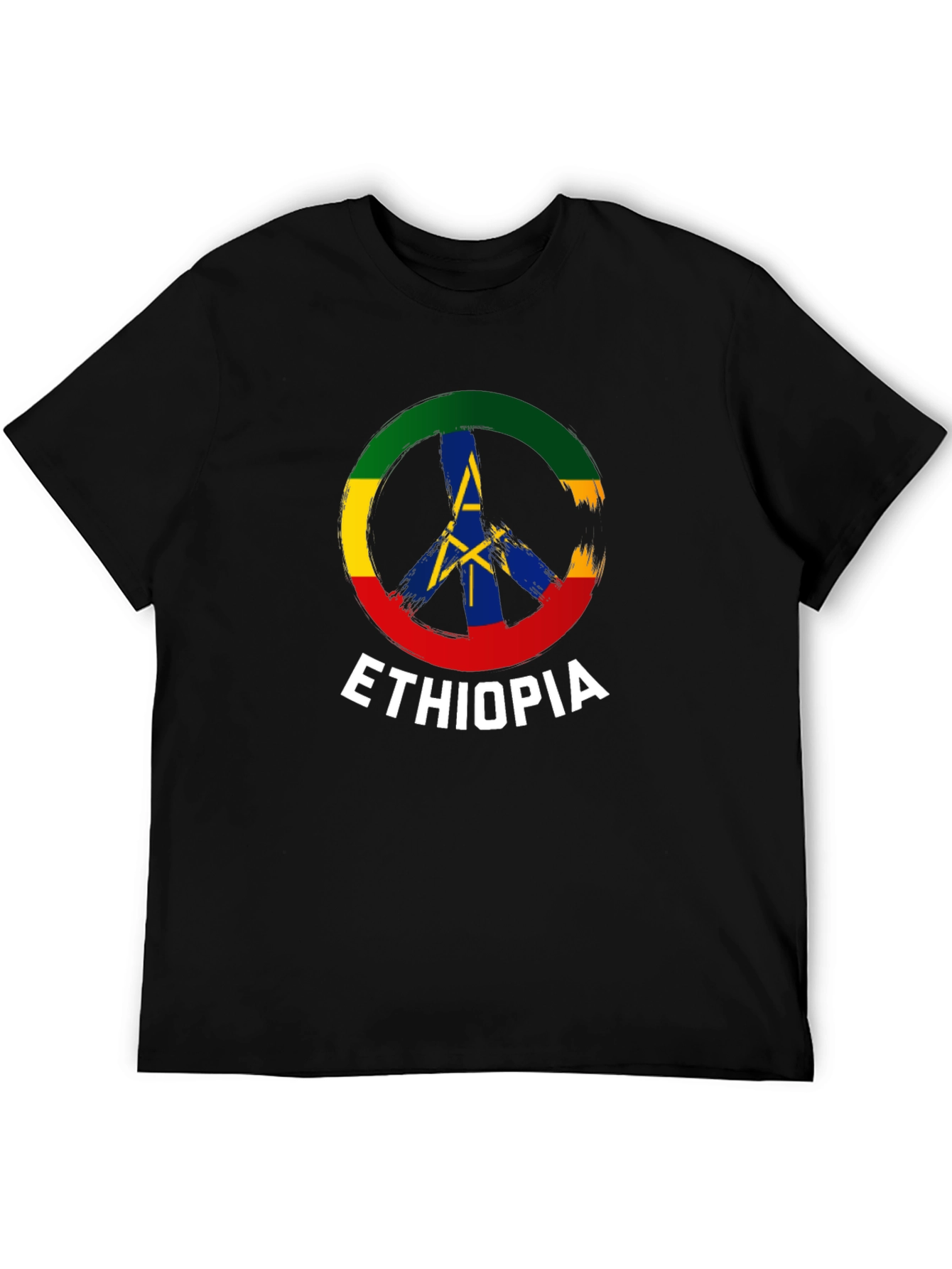 Ethiopia Peace Symbol T-Shirt