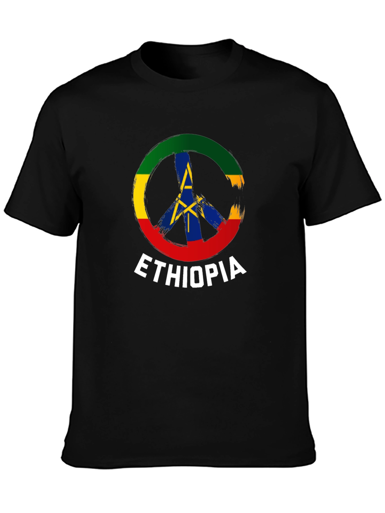 Ethiopia Peace Symbol T-Shirt