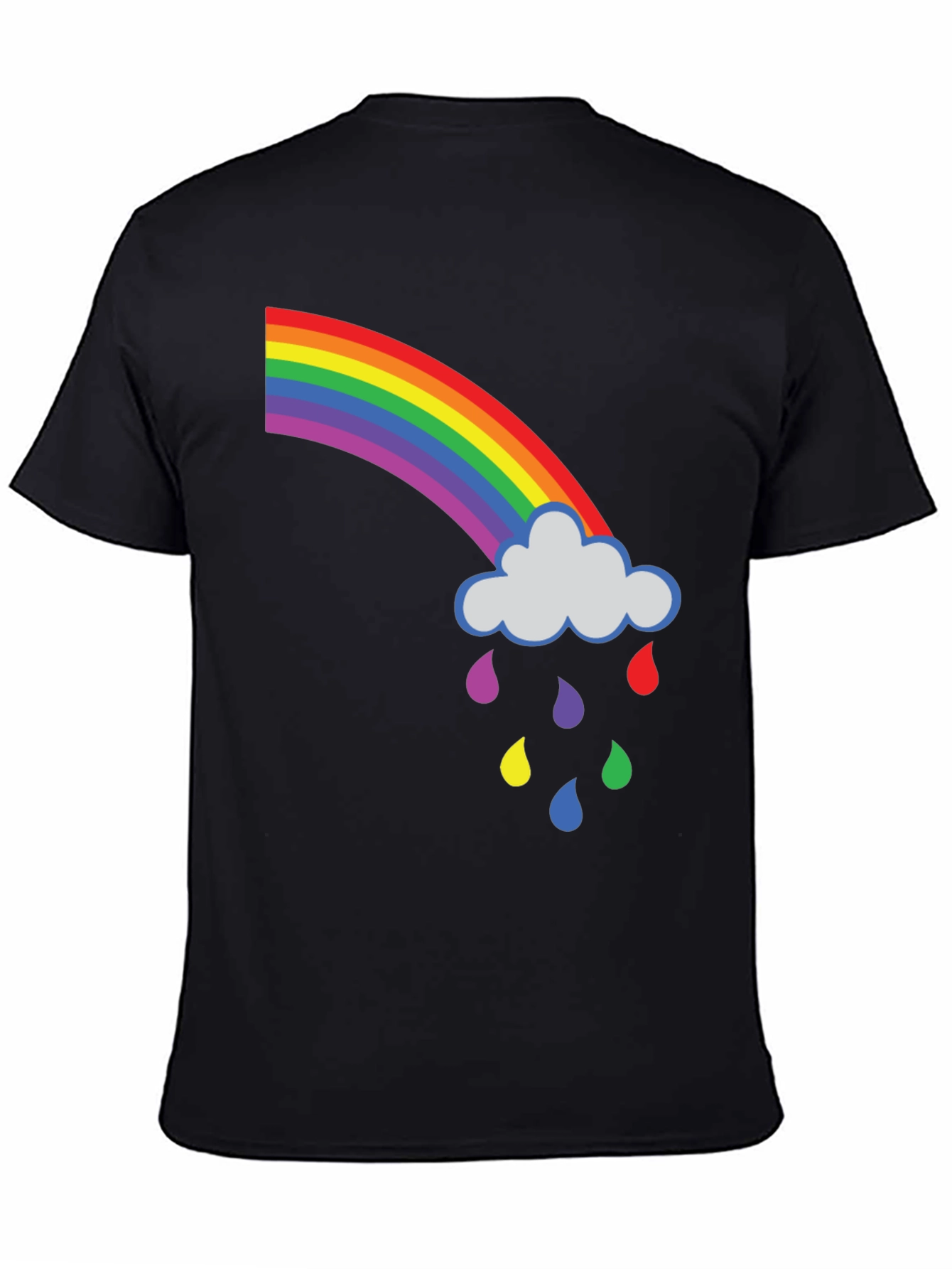 Rainbow Cloud Graphic T-Shirt