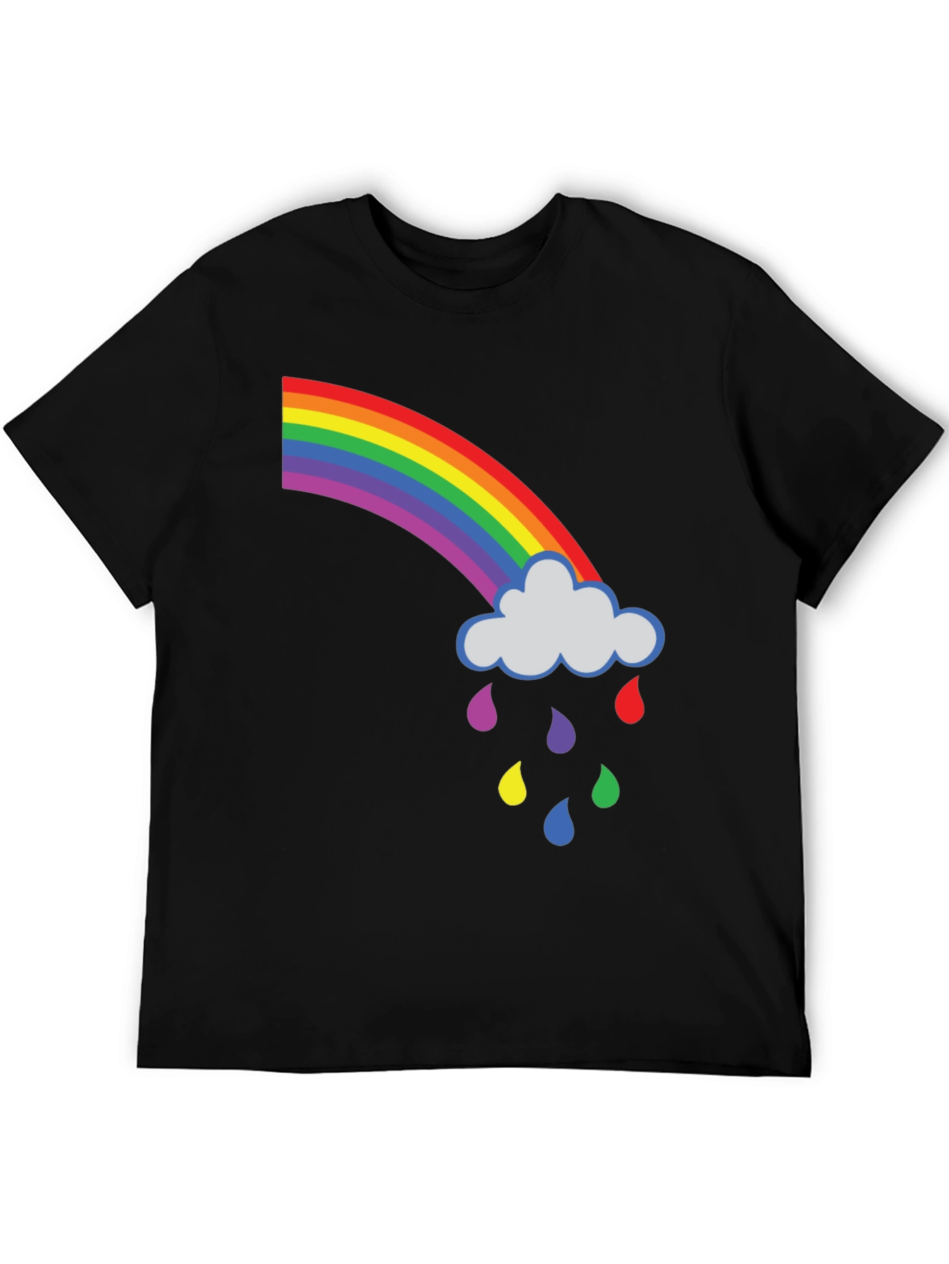 Rainbow Cloud Graphic T-Shirt
