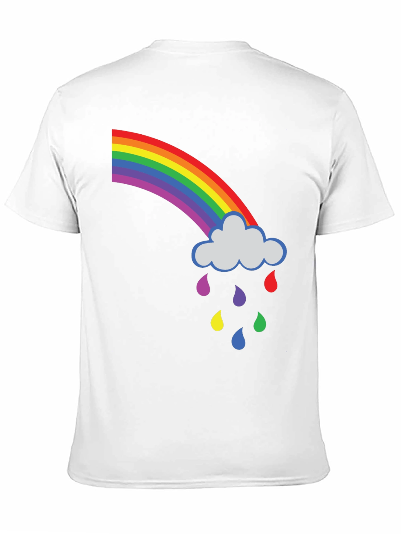 Rainbow Cloud Graphic T-Shirt