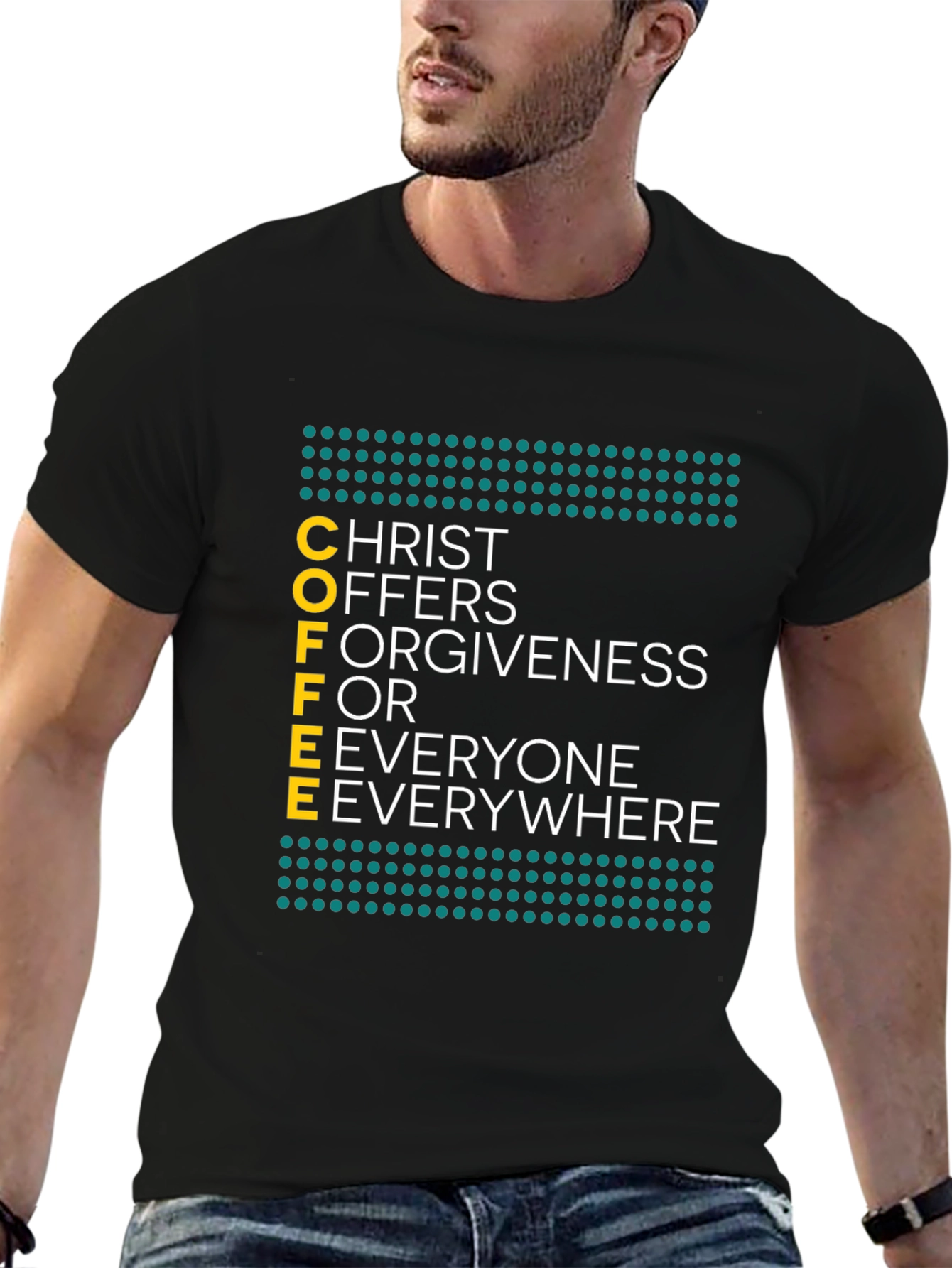 COFFEE Christ Graphic T-Shirt
