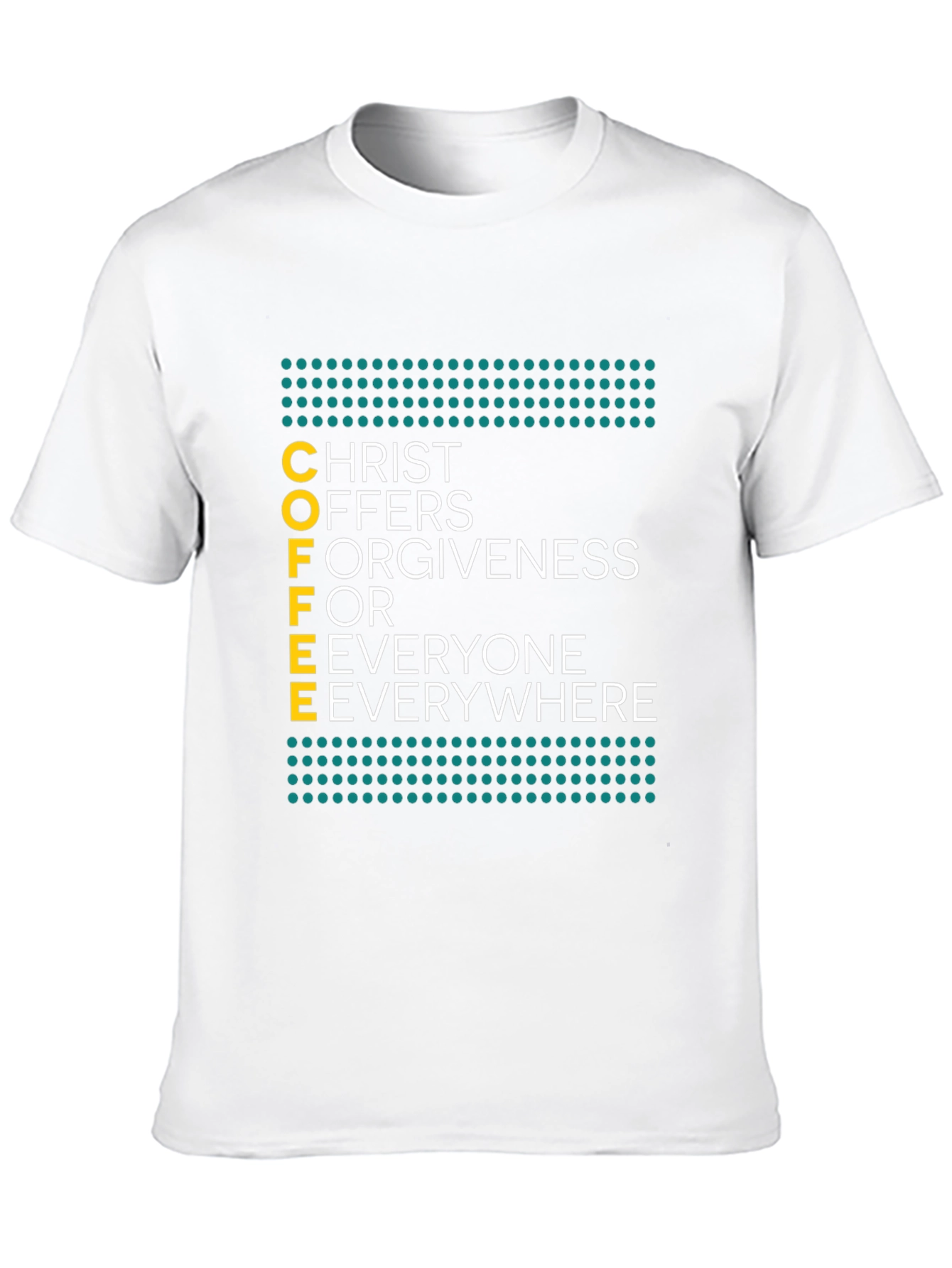COFFEE Christ Graphic T-Shirt