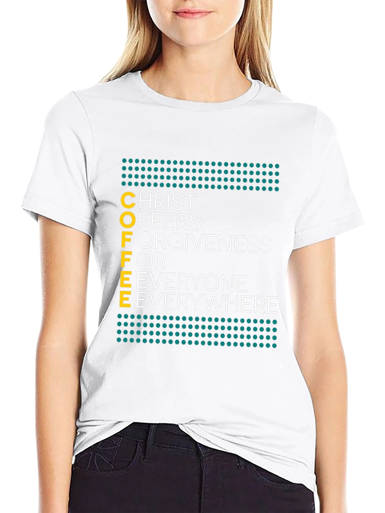 COFFEE Christ Graphic T-Shirt
