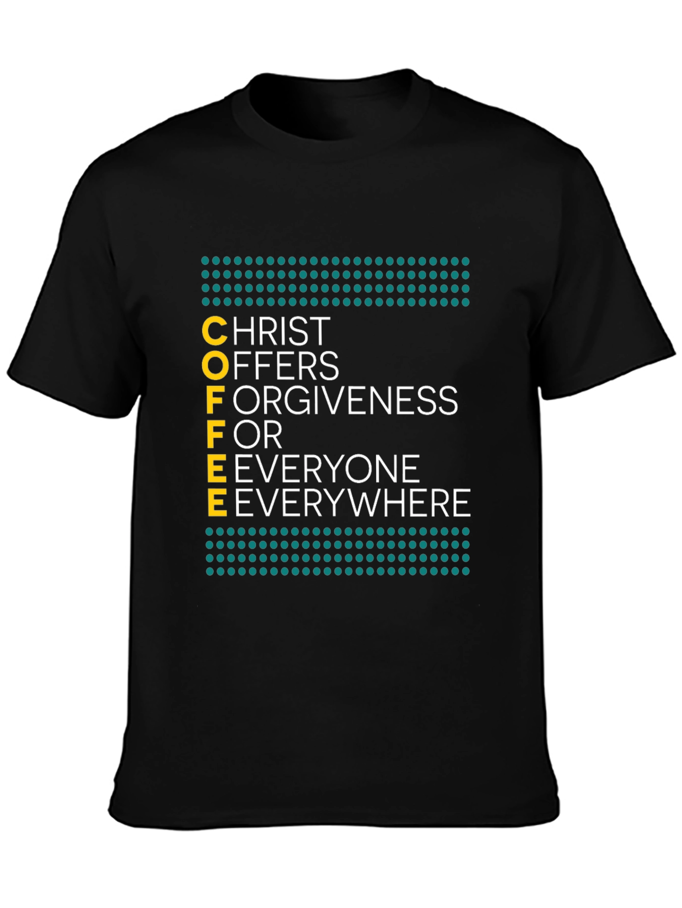 COFFEE Christ Graphic T-Shirt