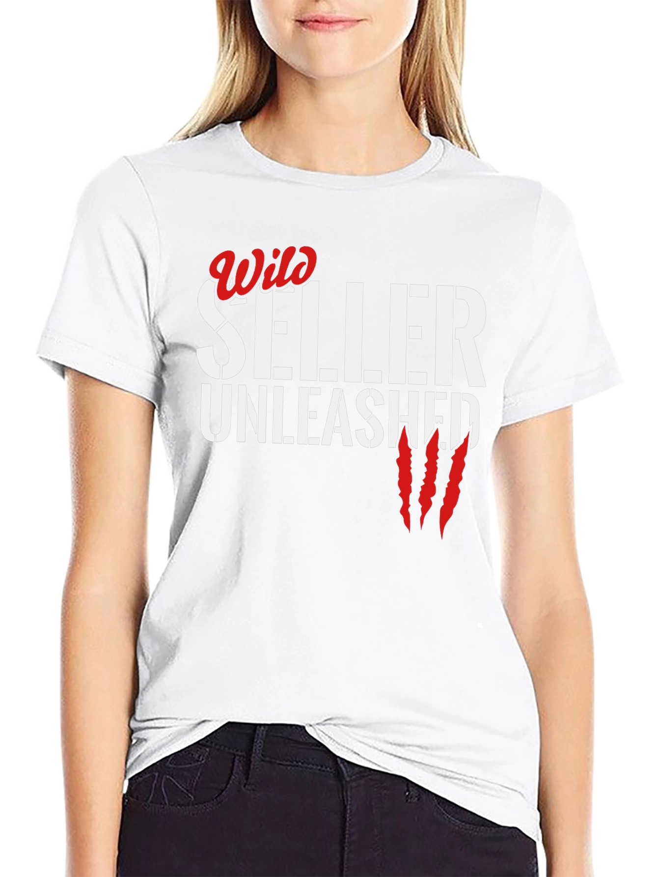 Wild Seller Unleashed Graphic Tee - Black