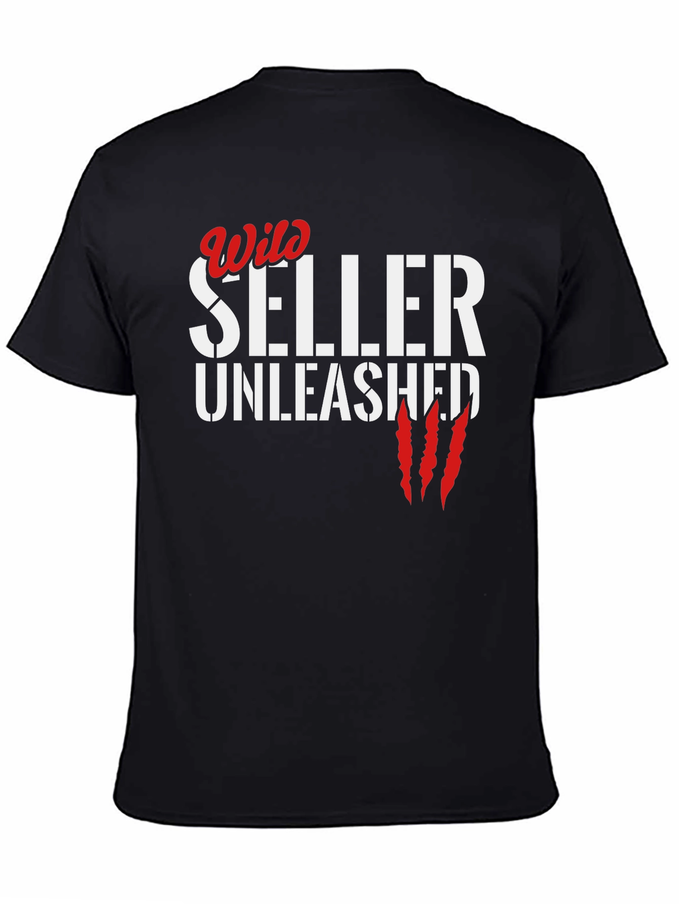 Wild Seller Unleashed Graphic Tee - Black