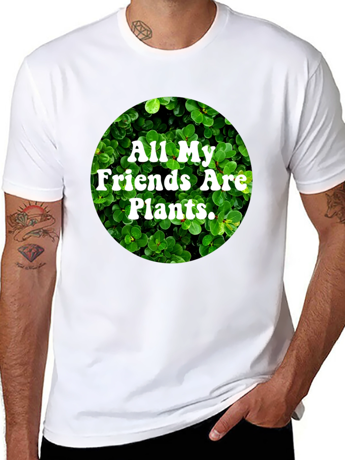 Plant Lover T-Shirt - All My Friends Are Plants