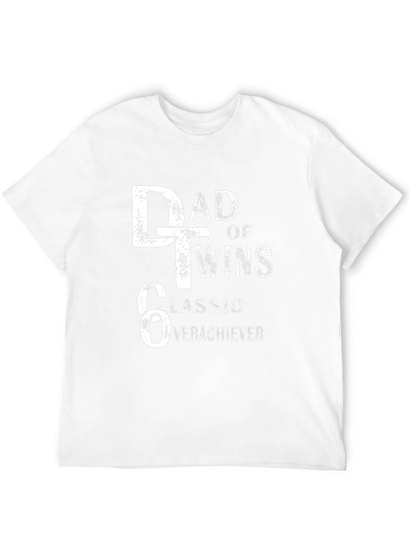Dad of Twins Classic Overachiever Graphic T-Shirt