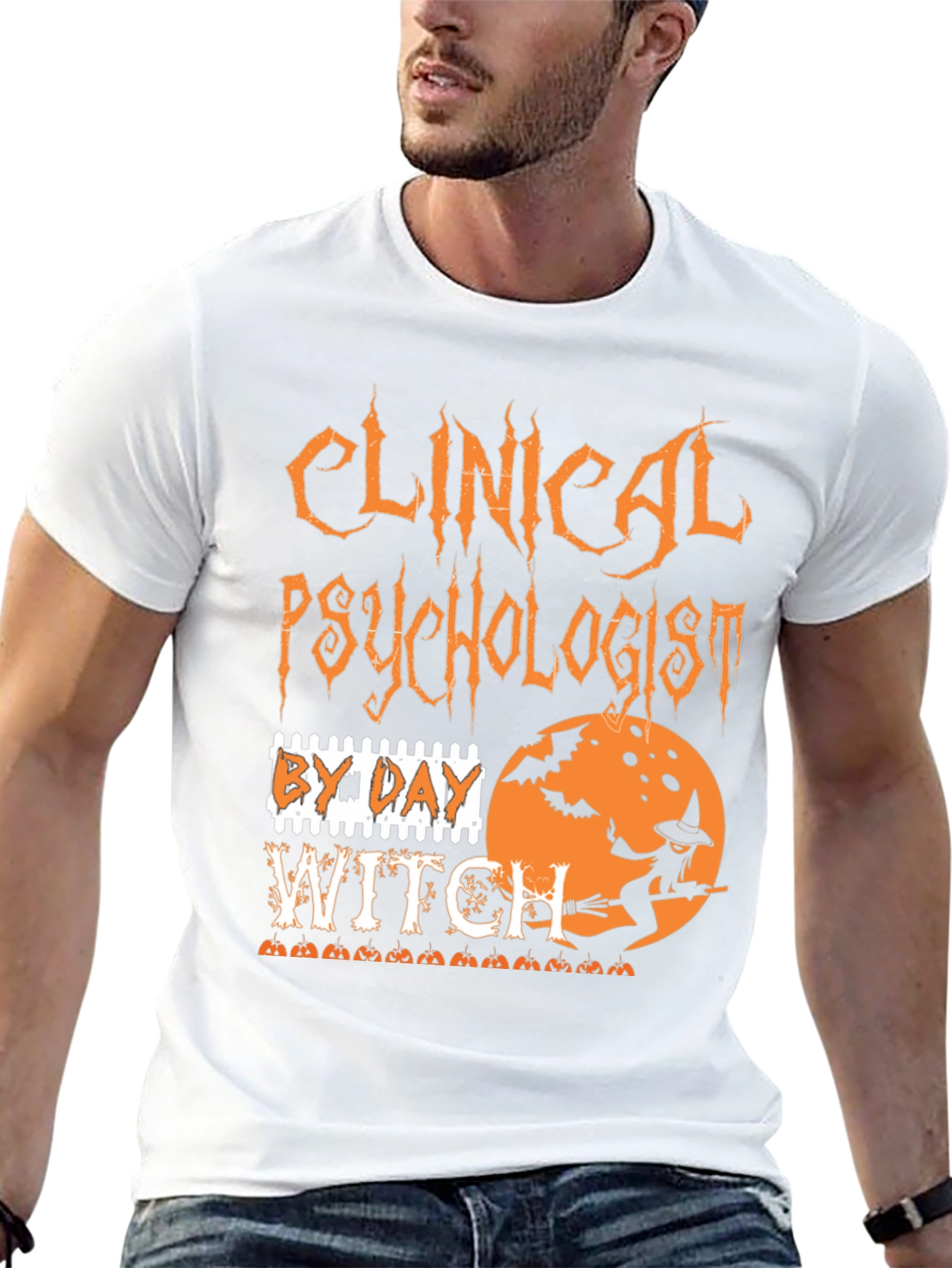 Clinical Psychologist By Day Witch Halloween T-Shirt
