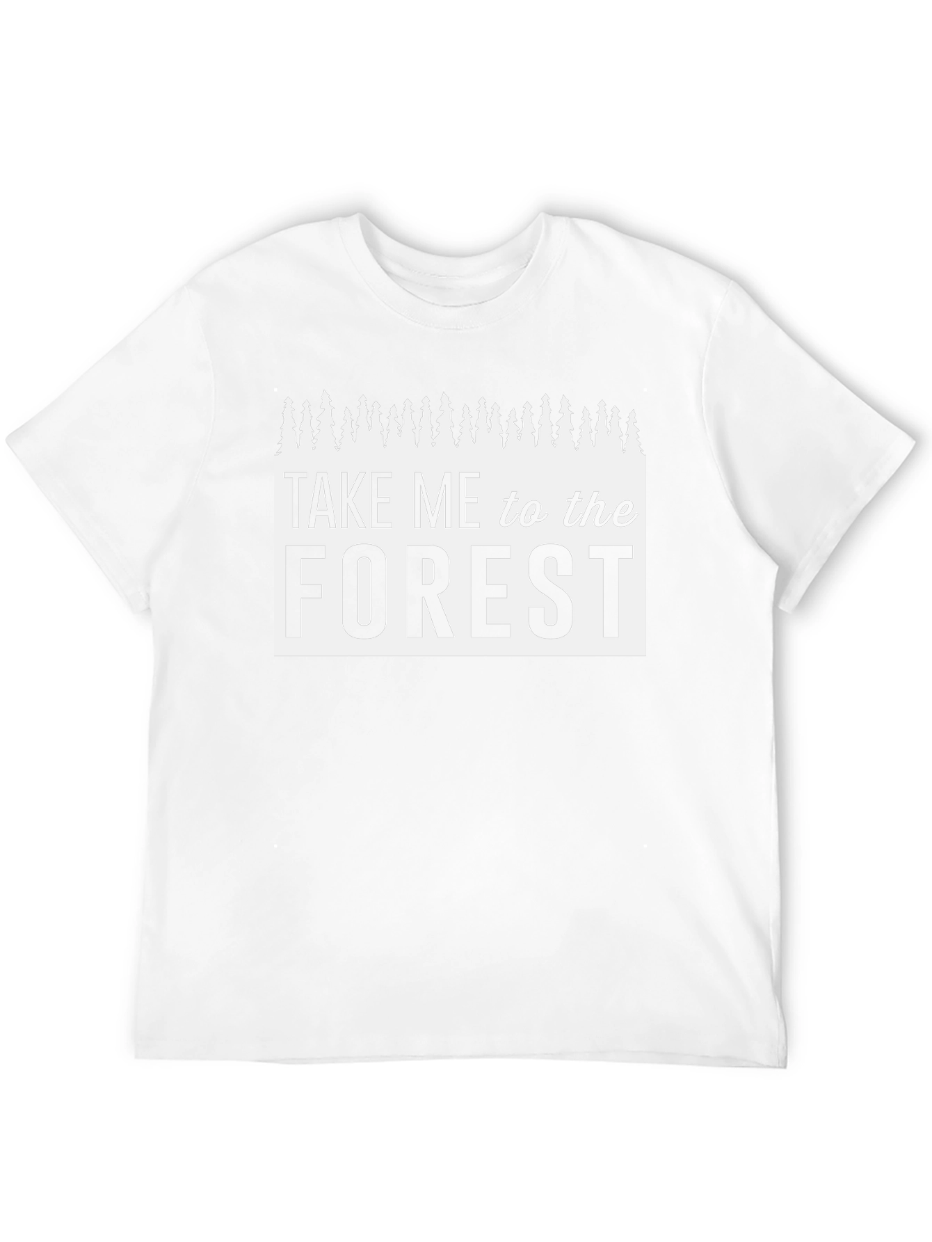 Take Me to the Forest Black Graphic Tee