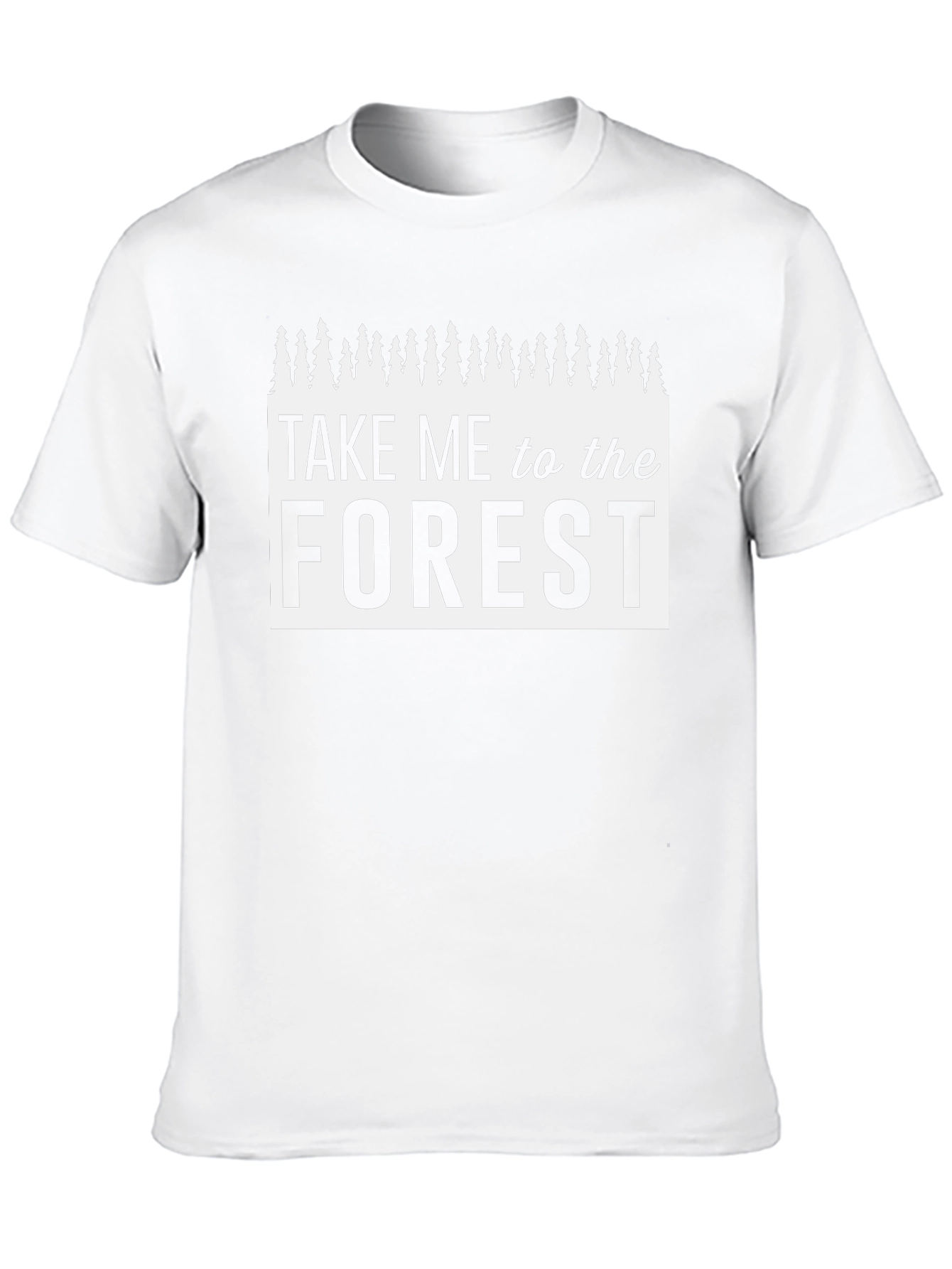 Take Me to the Forest Black Graphic Tee