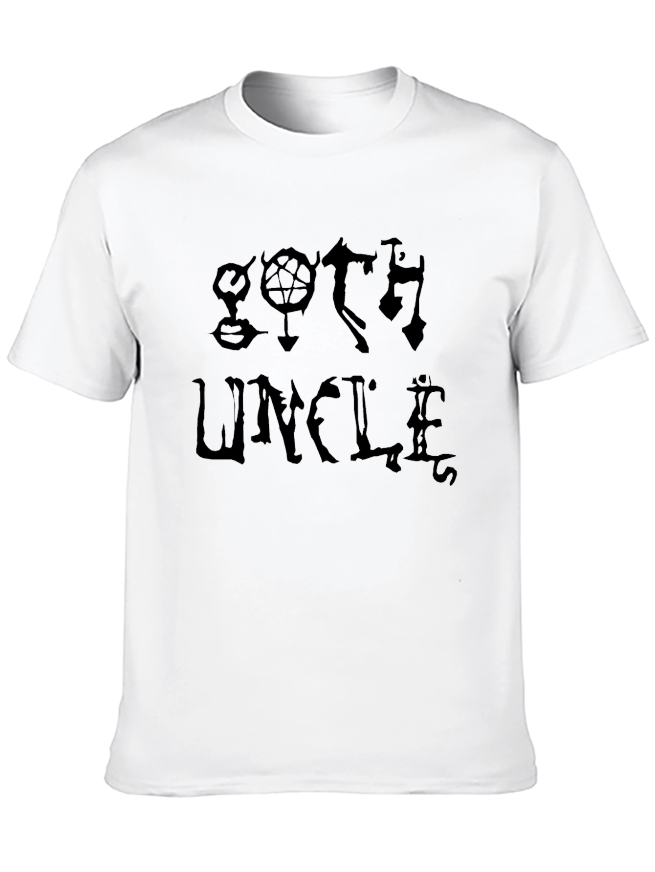Goth Uncle Black Graphic Tee