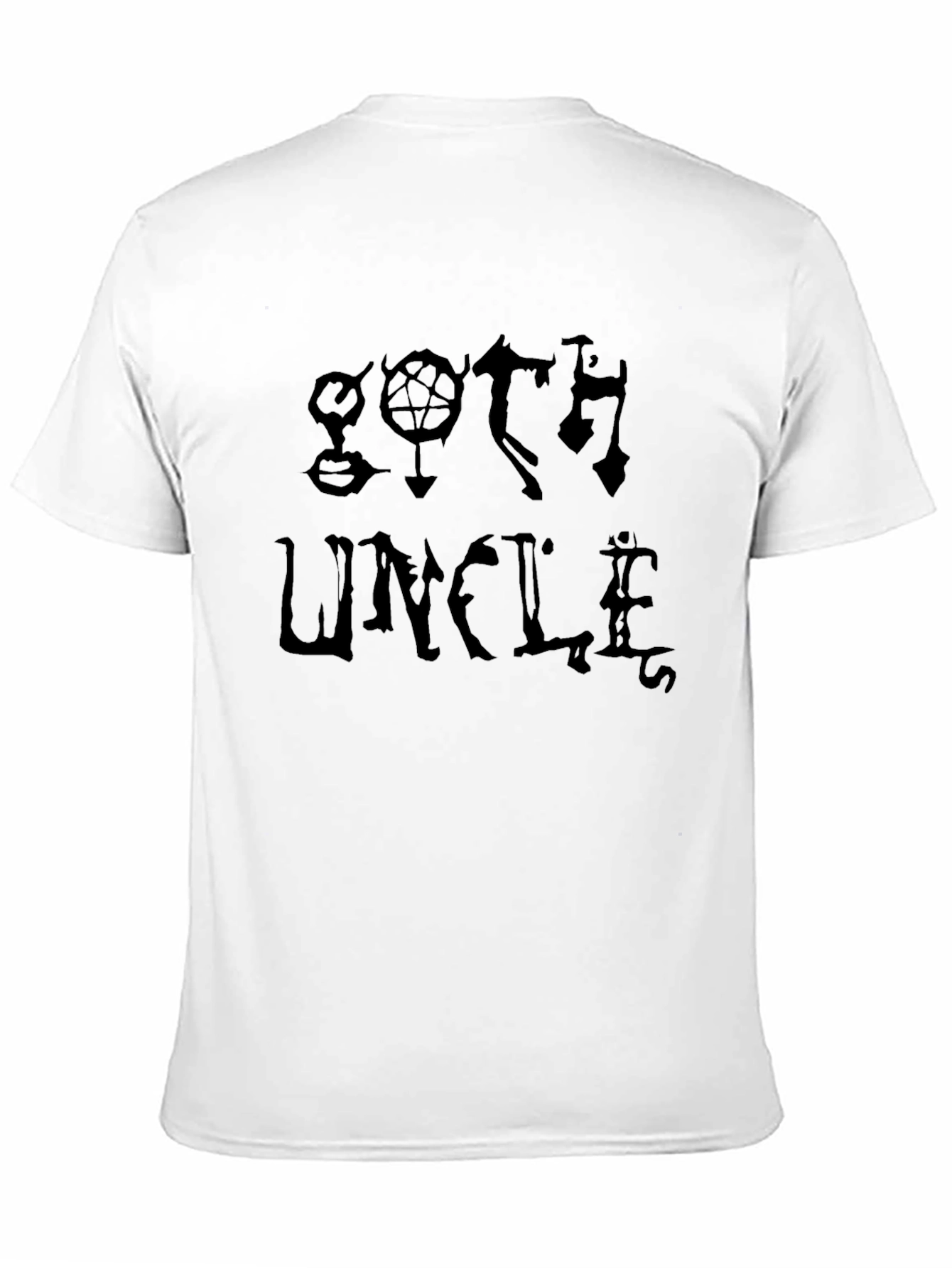 Goth Uncle Black Graphic Tee