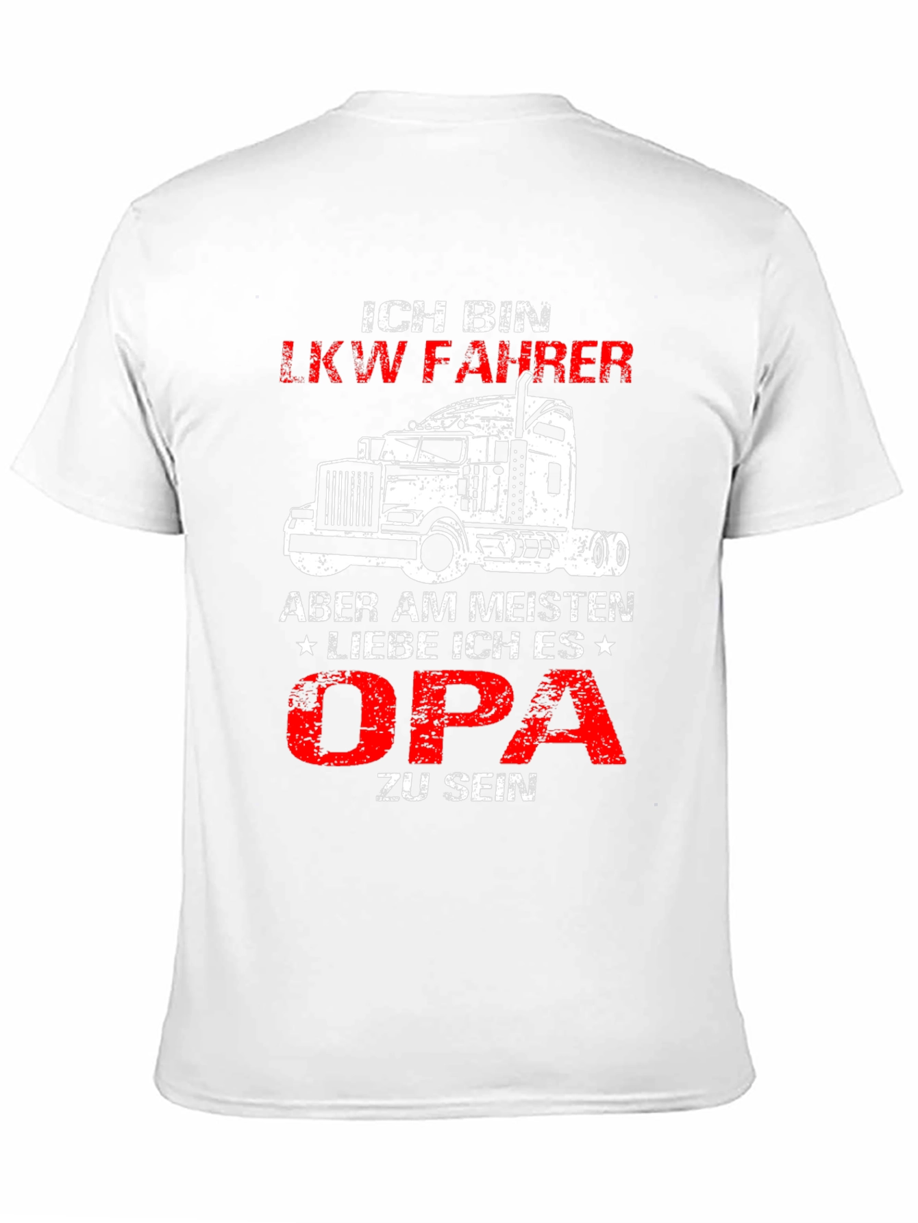 Ich Bin LKW Fahrer Opa T-Shirt