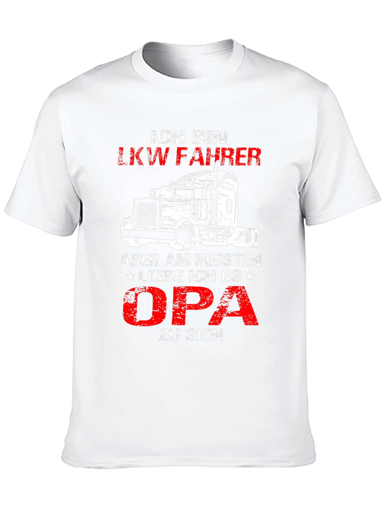 Ich Bin LKW Fahrer Opa T-Shirt