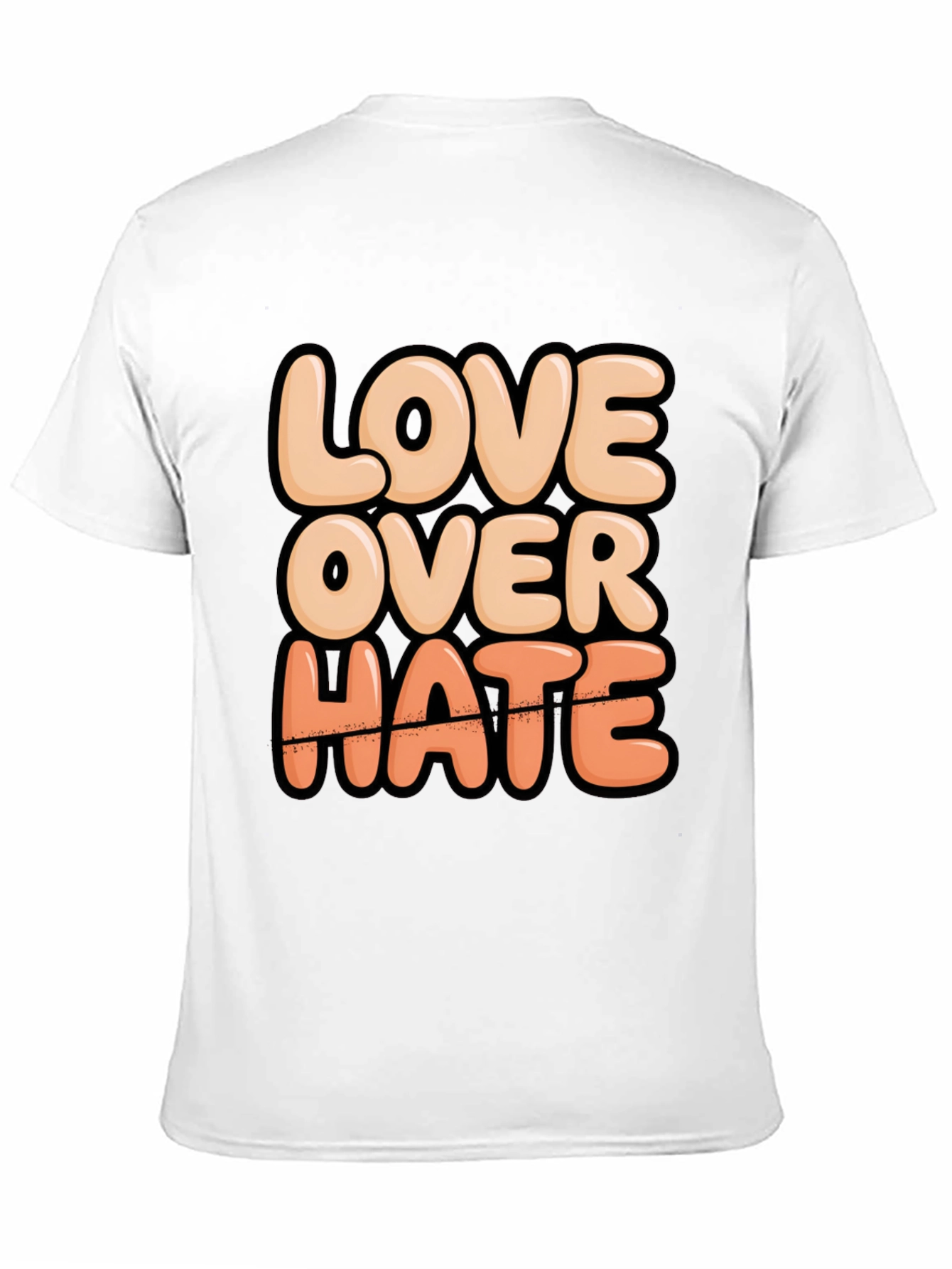 Love Over Hate Graphic T-Shirt