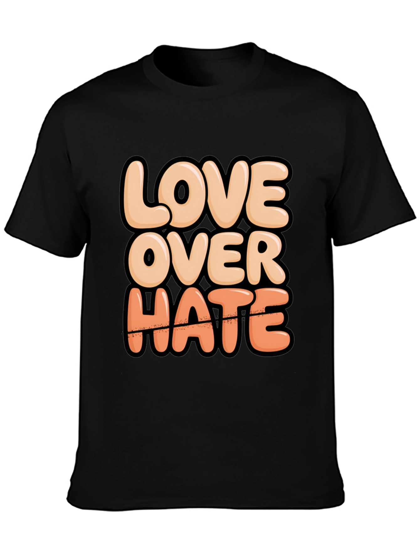 Love Over Hate Graphic T-Shirt
