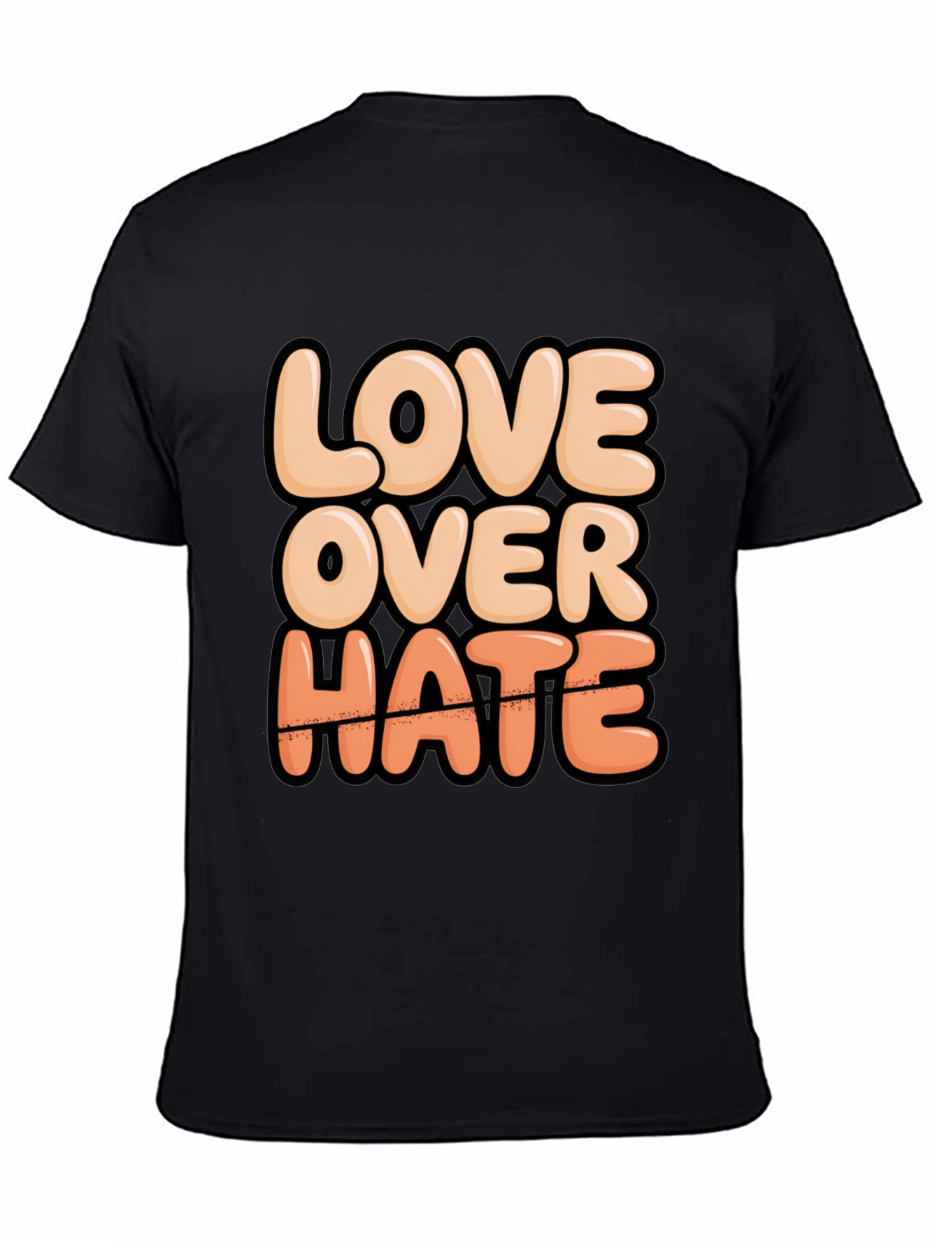 Love Over Hate Graphic T-Shirt