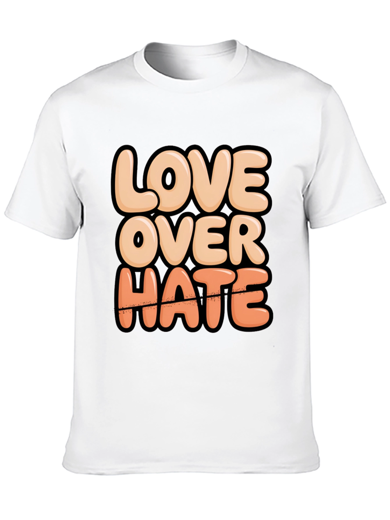 Love Over Hate Graphic T-Shirt