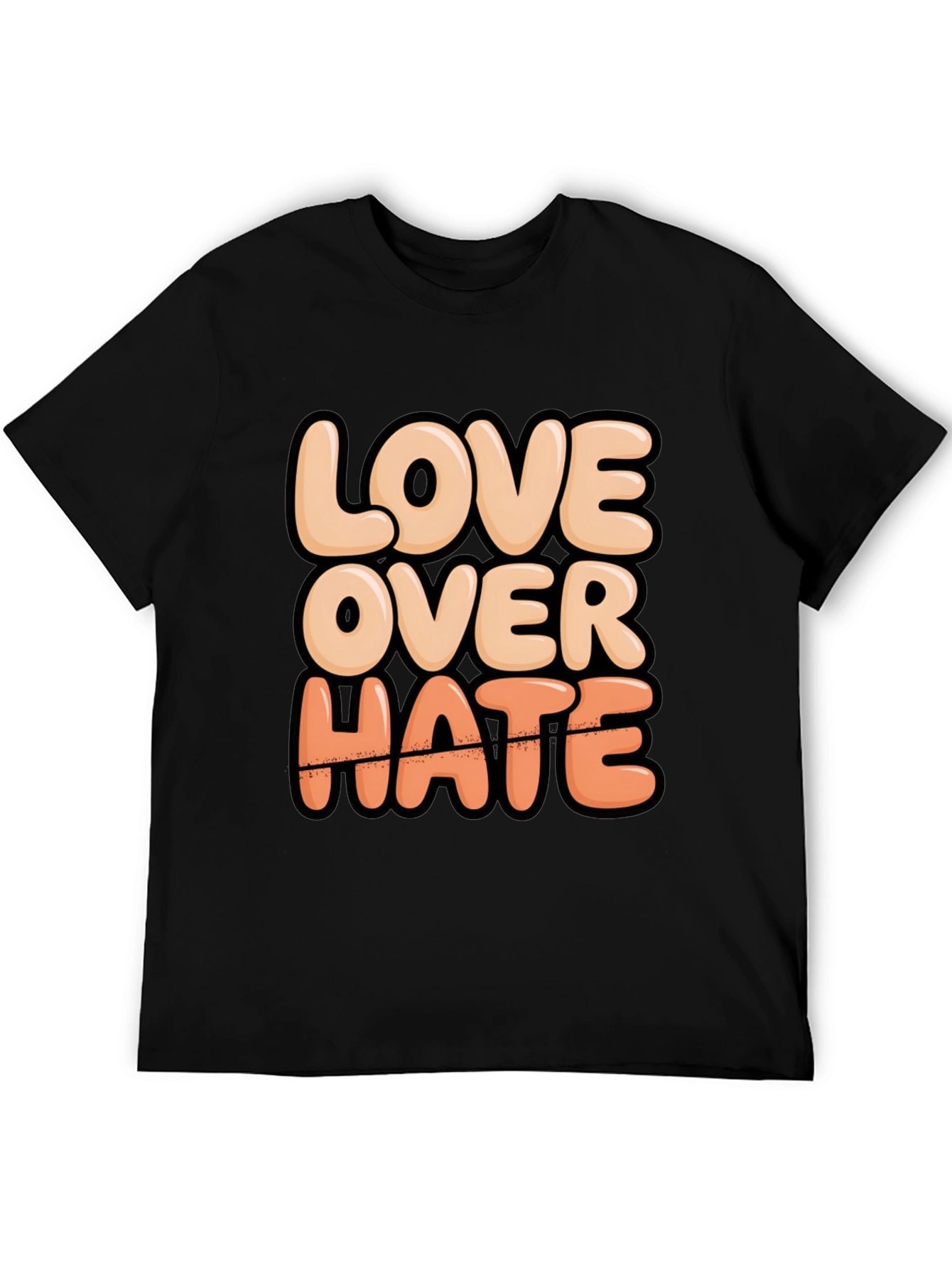 Love Over Hate Graphic T-Shirt