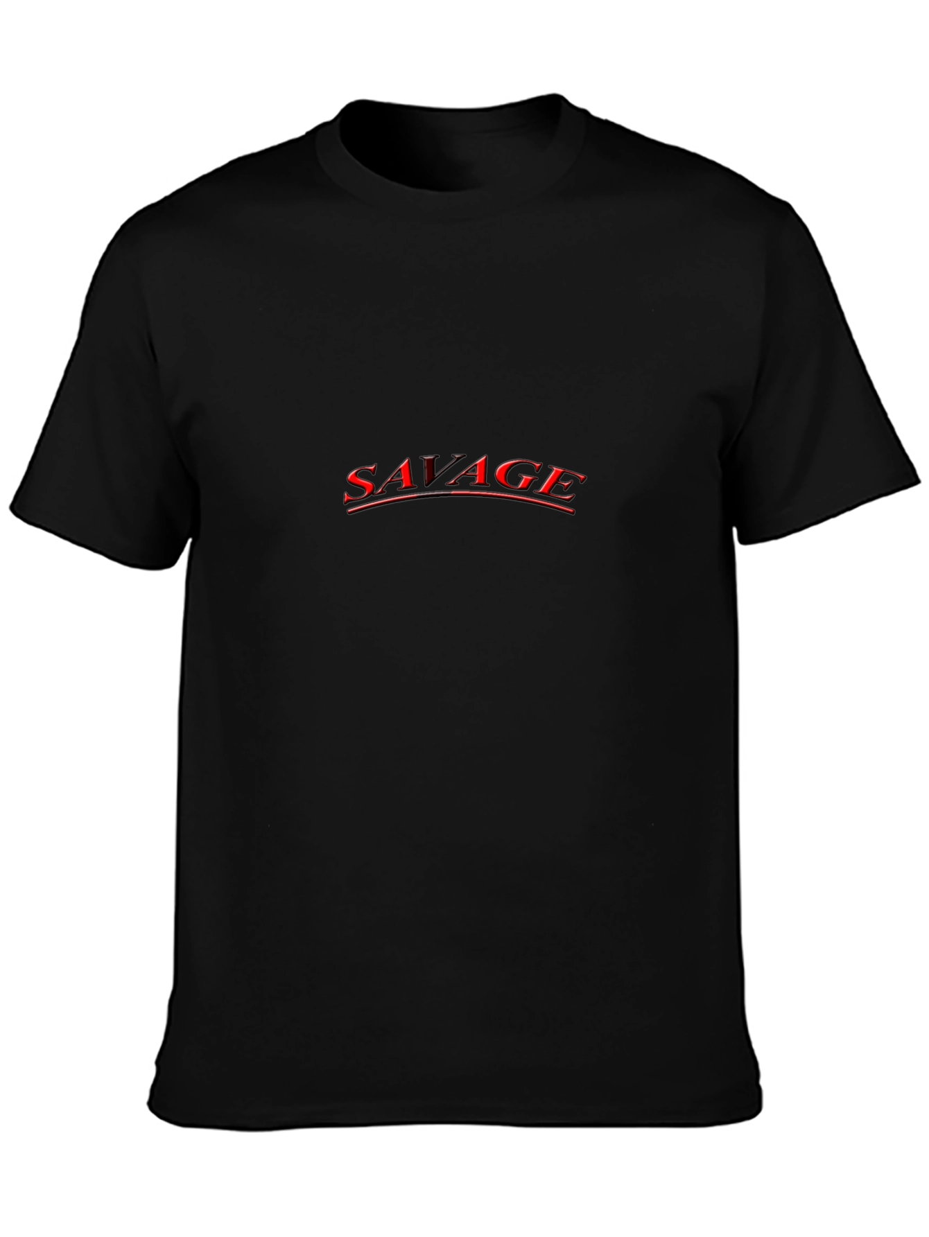 Savage Graphic Tee - Black Short Sleeve