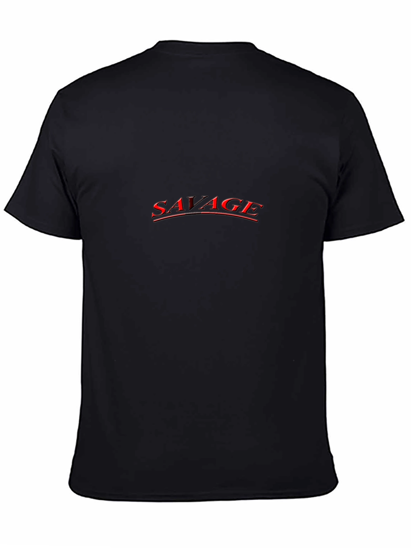 Savage Graphic Tee - Black Short Sleeve