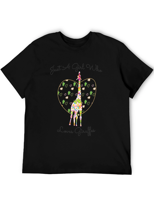 Giraffe Lover Graphic T-Shirt