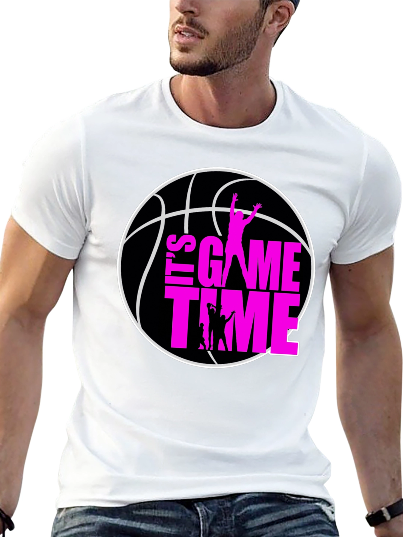 Its Game Time Basketball Graphic Tee