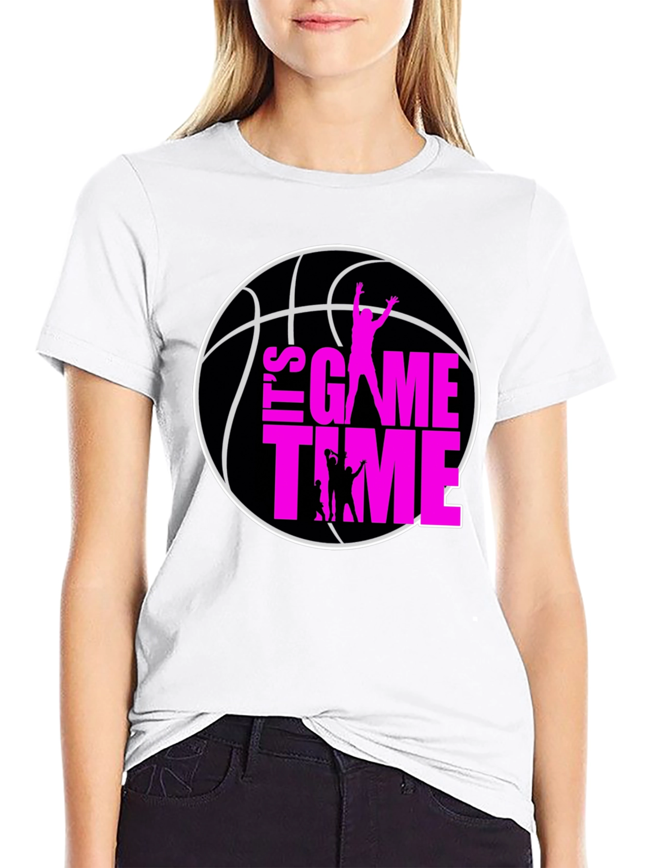 Its Game Time Basketball Graphic Tee