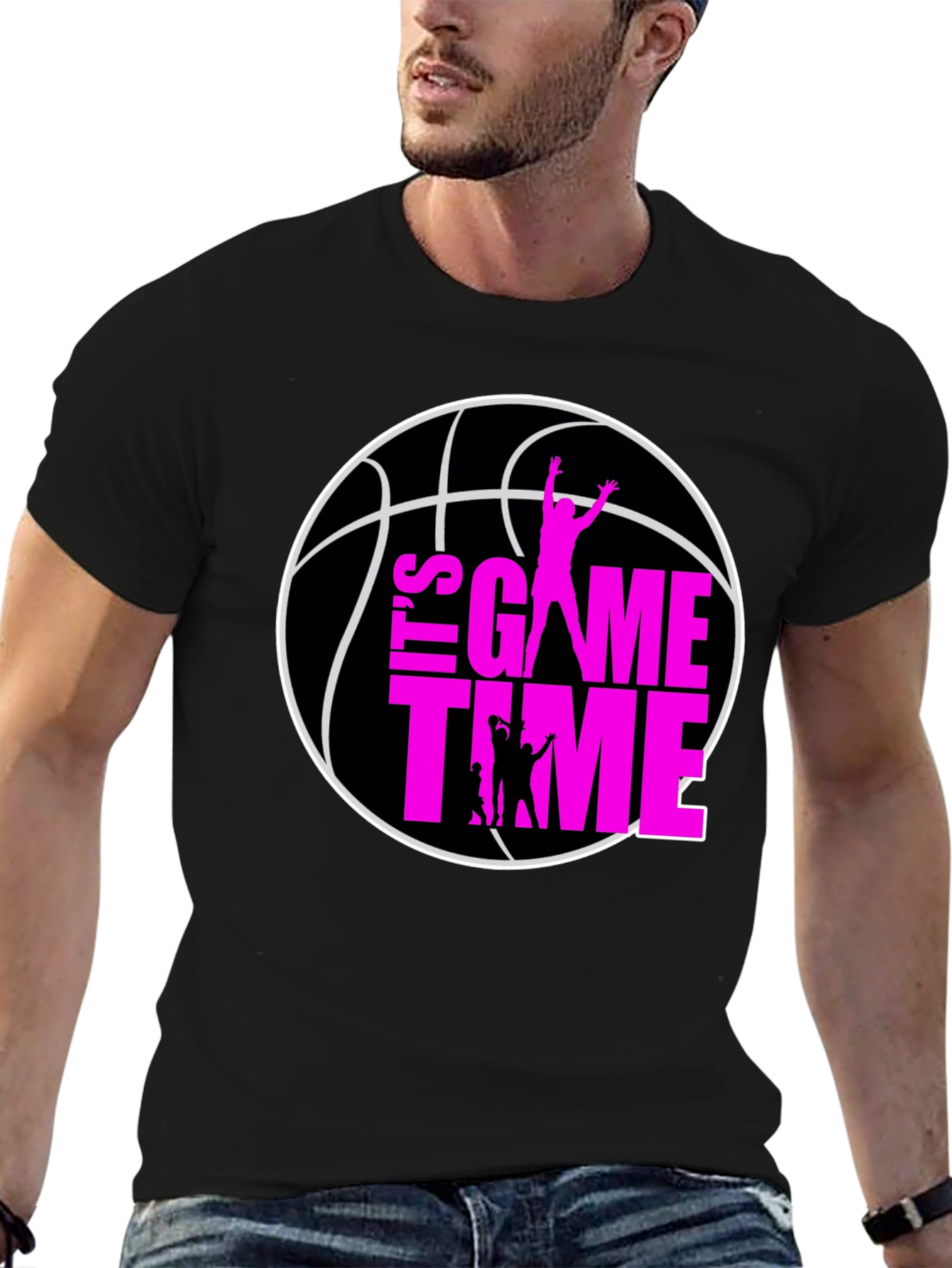 Its Game Time Basketball Graphic Tee