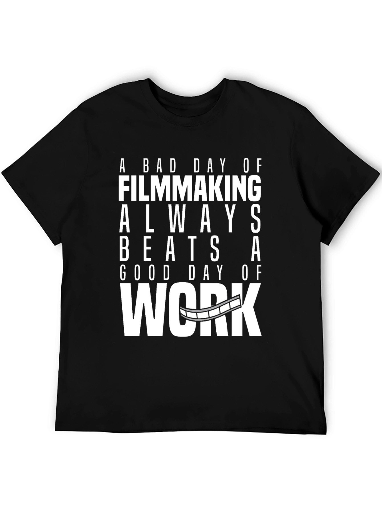 Filmmaking Beats Work T-Shirt - Movie Lover Gift