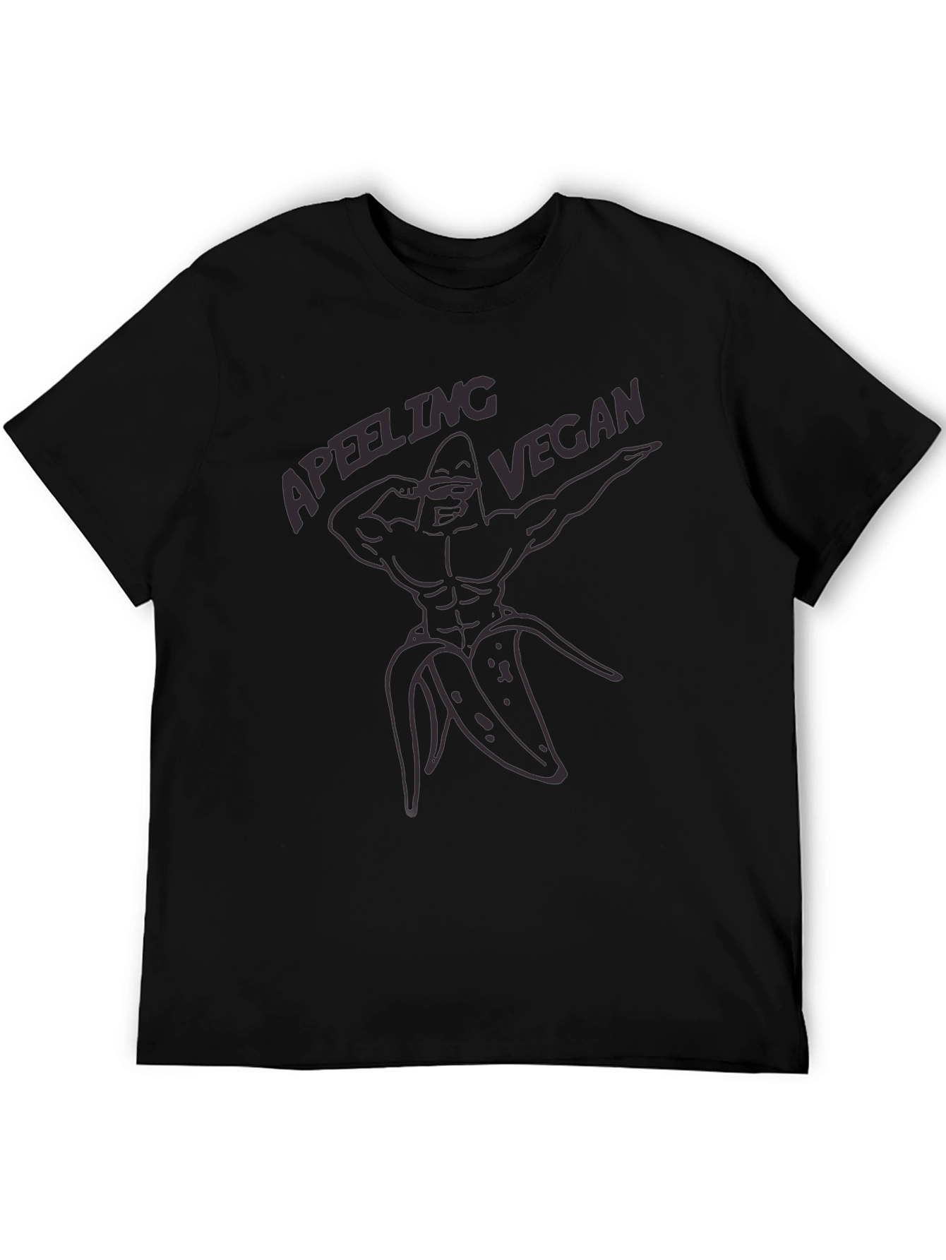 Apeeling Vegan Black T-Shirt