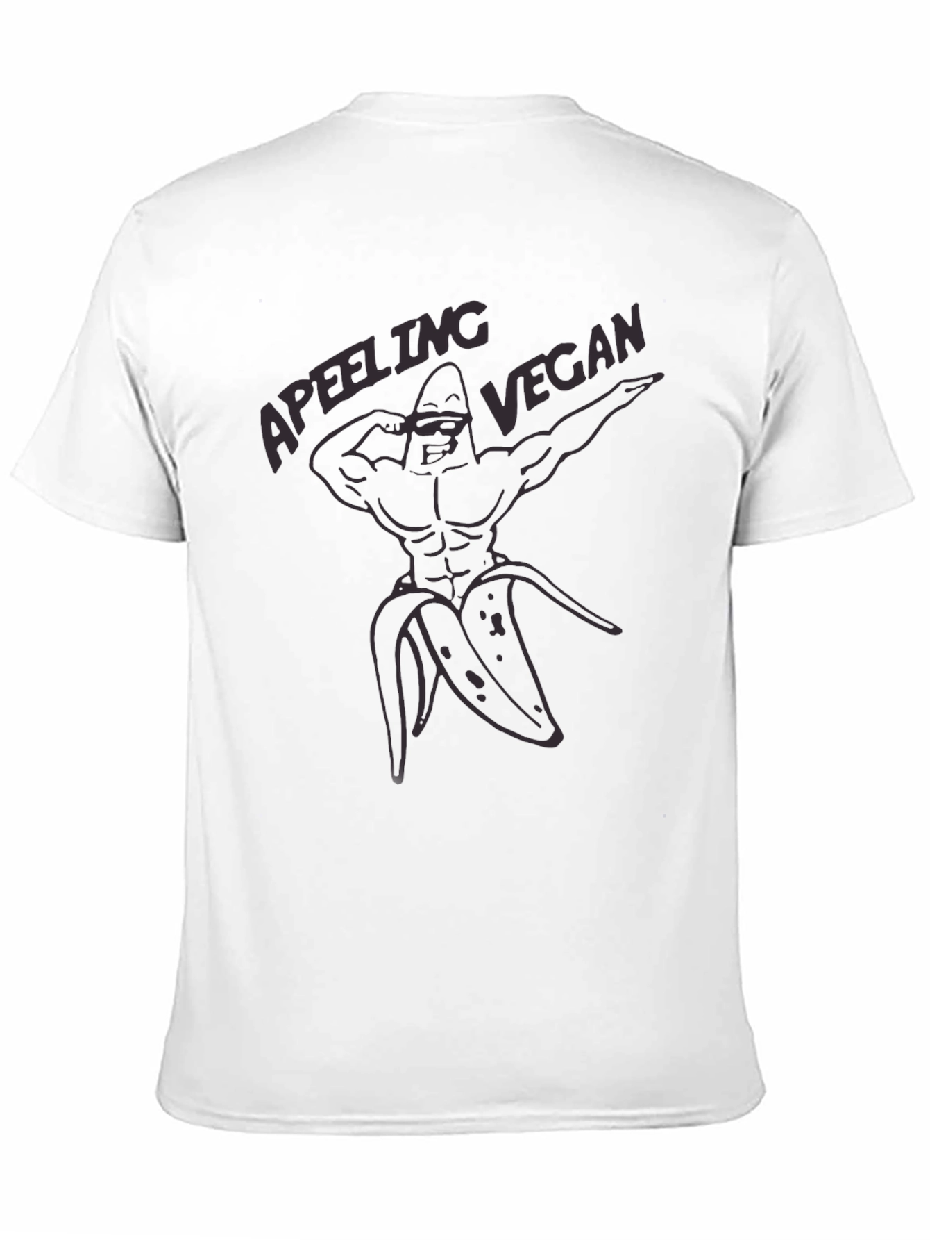 Apeeling Vegan Black T-Shirt
