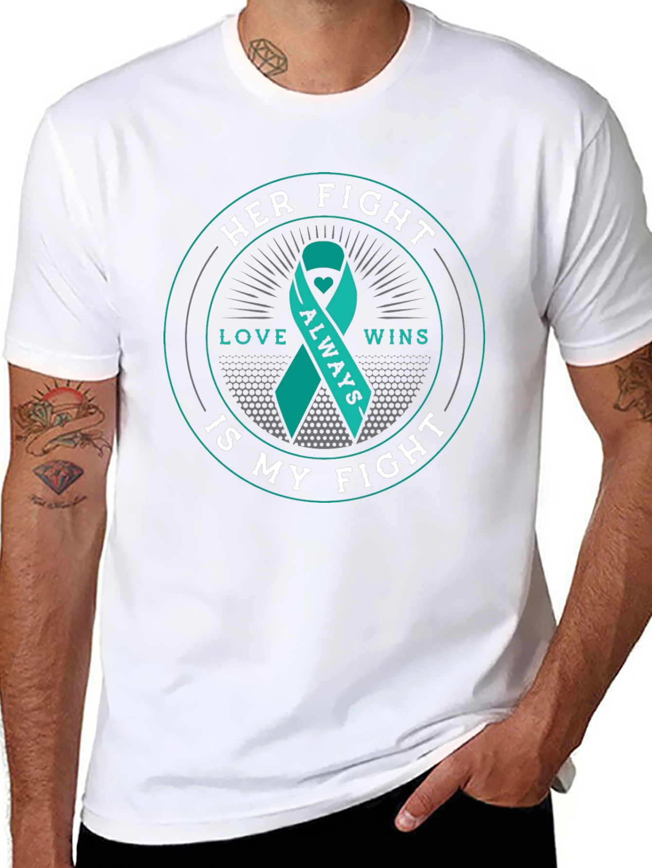 Her Fight Is My Fight Awareness T-Shirt