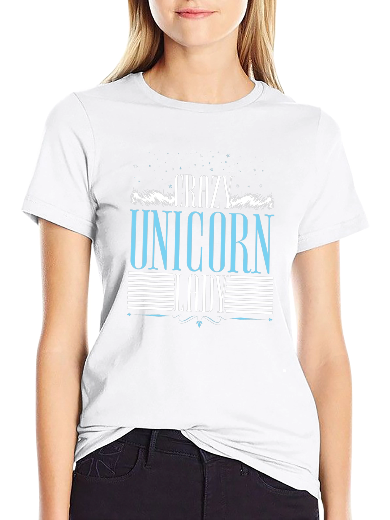Crazy Unicorn Lady Graphic Tee