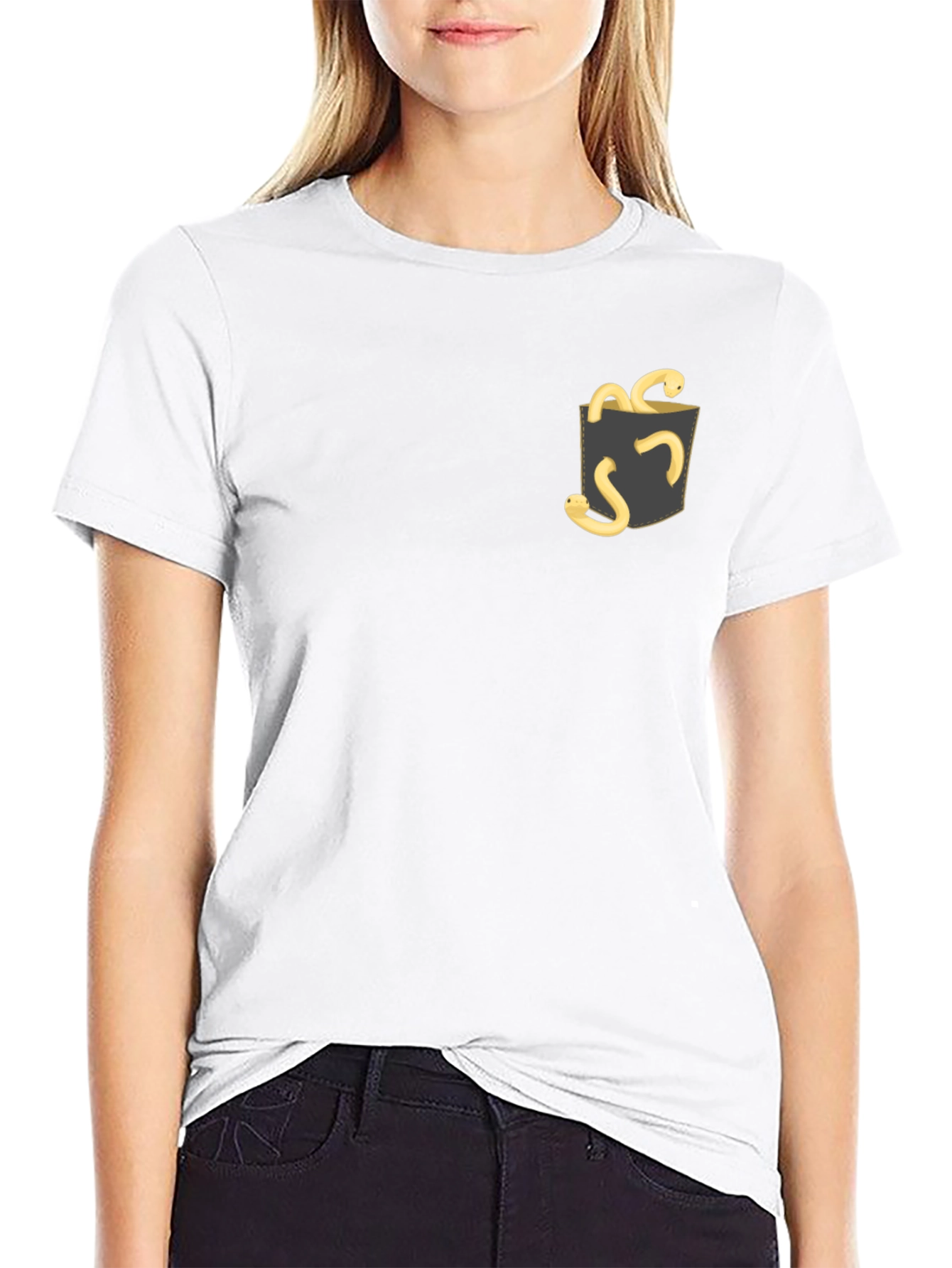 Pocket Snake Tee - Funny Graphic T-Shirt