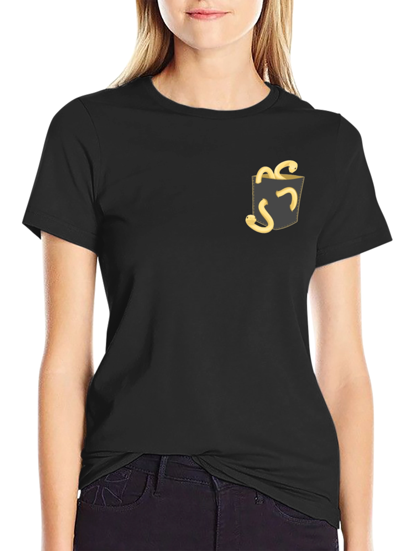 Pocket Snake Tee - Funny Graphic T-Shirt