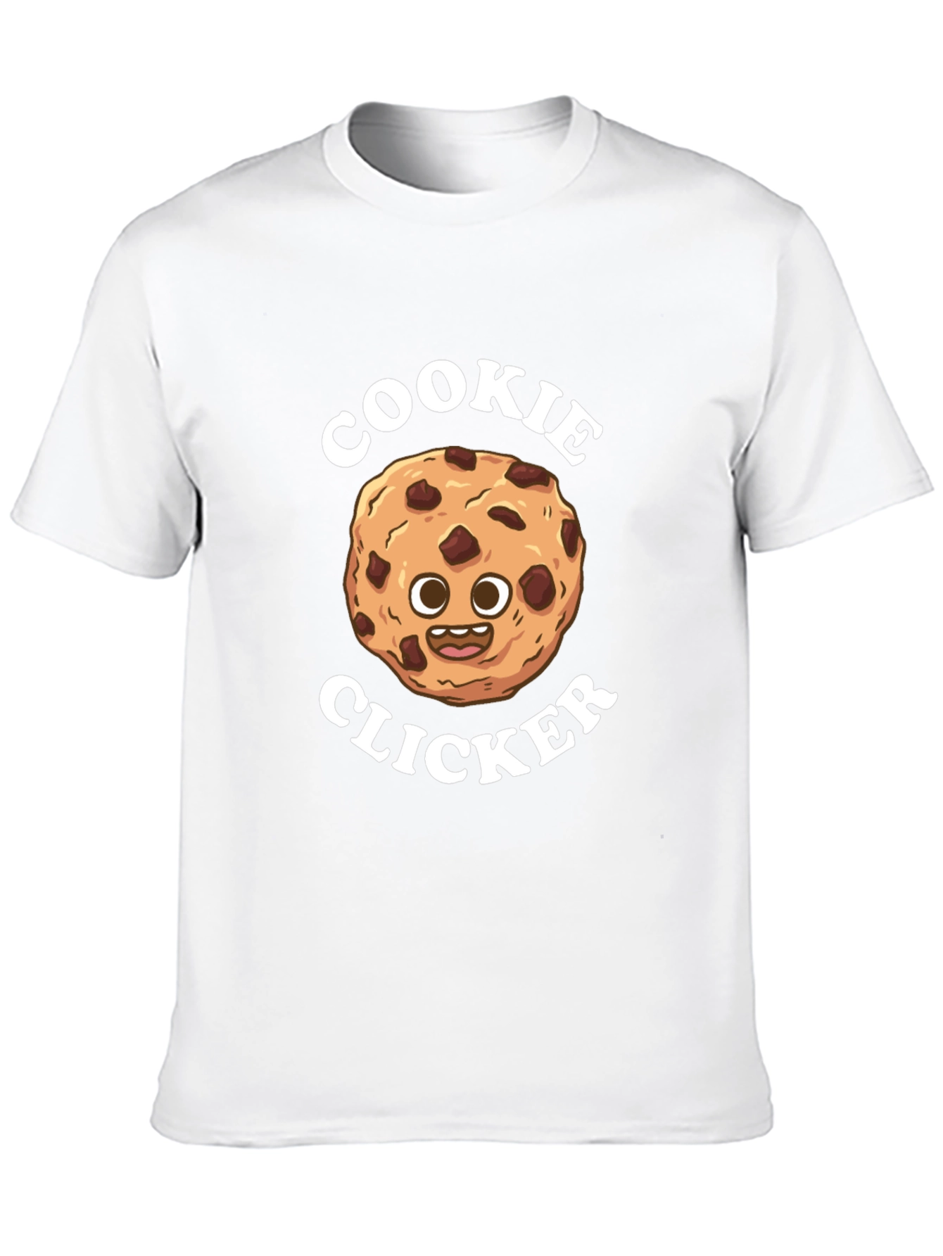Cookie Clicker Cartoon T-Shirt - Fun Novelty Tee